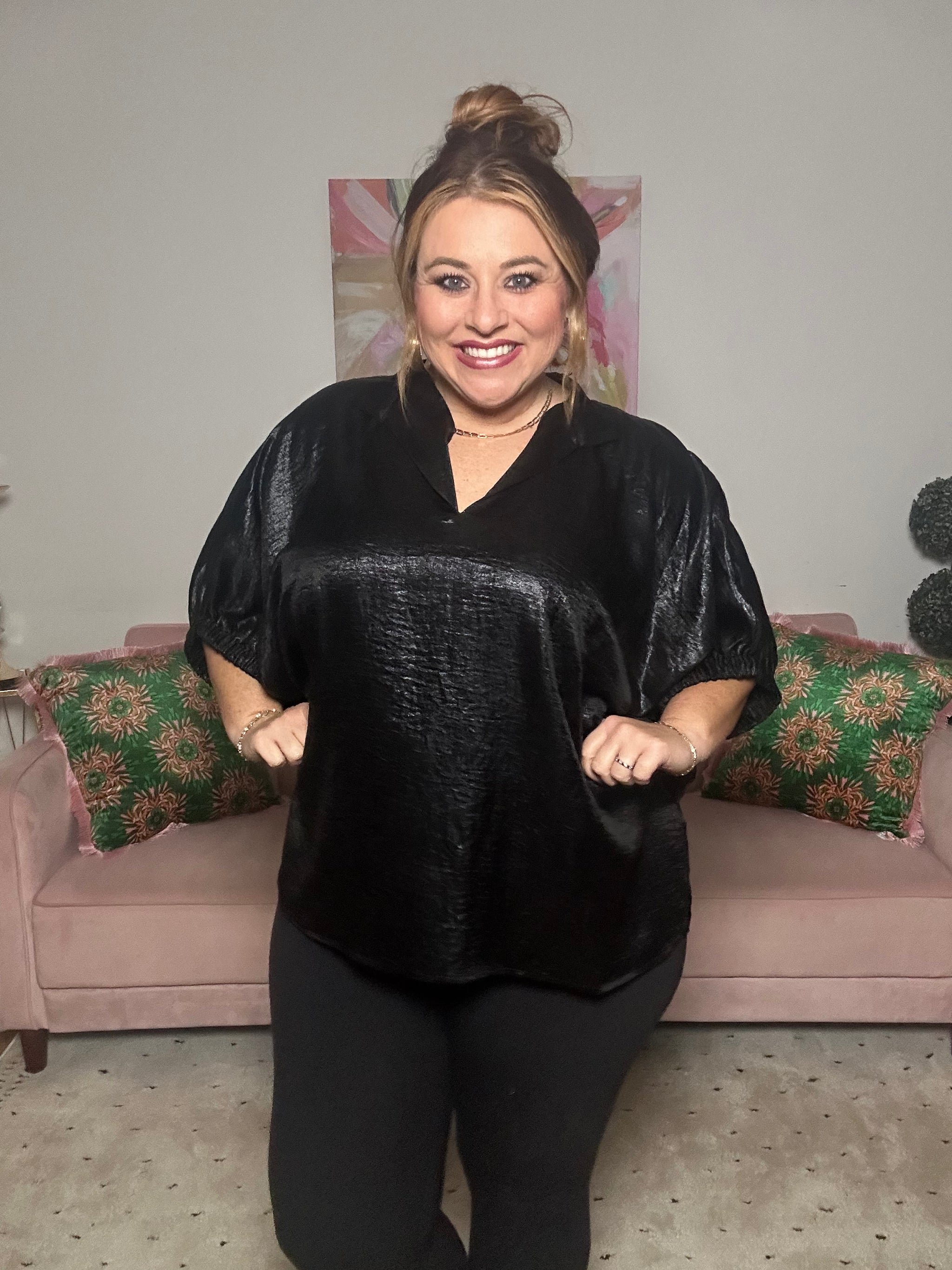 Onyx Allure Top