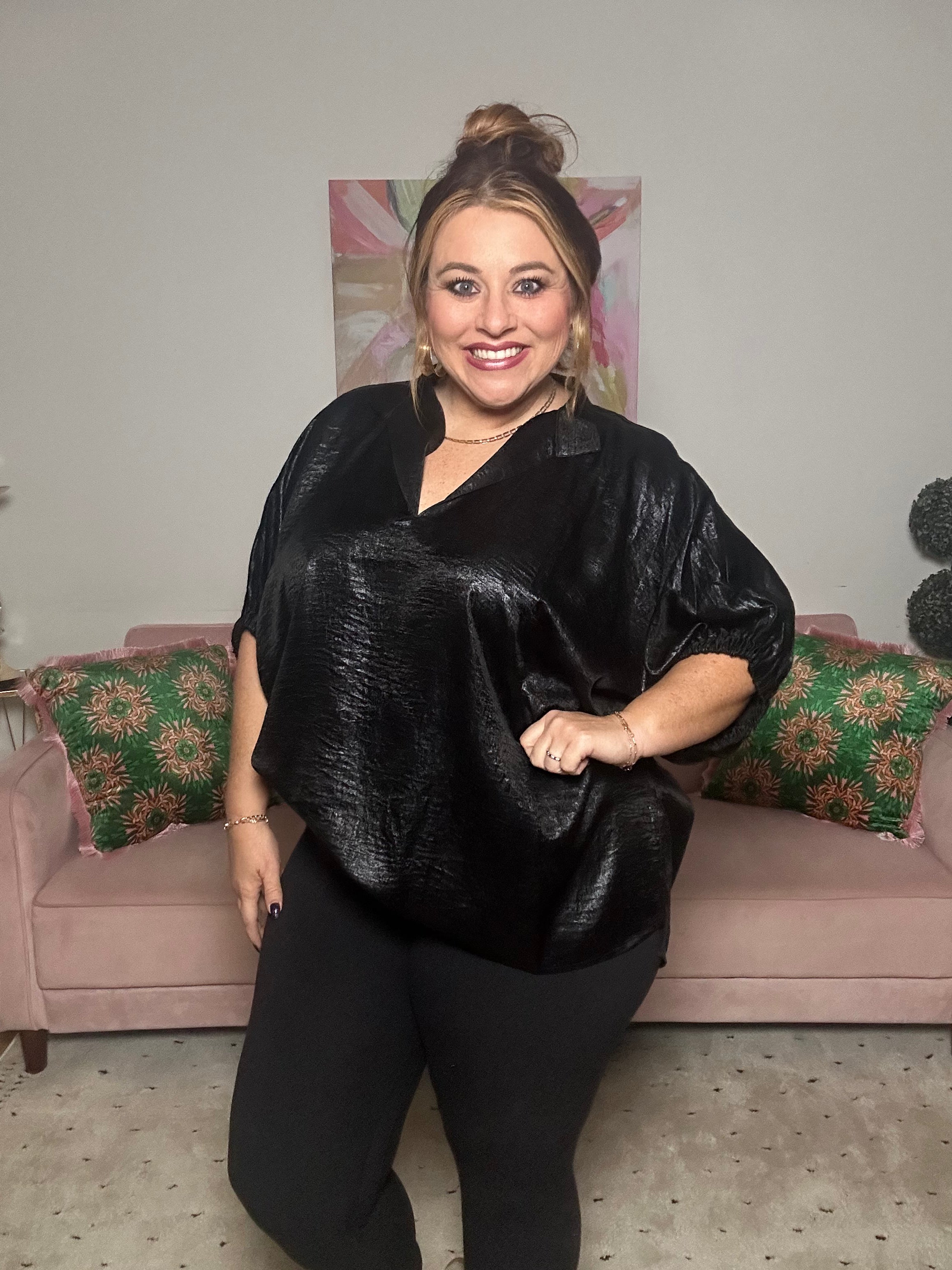 Onyx Allure Top