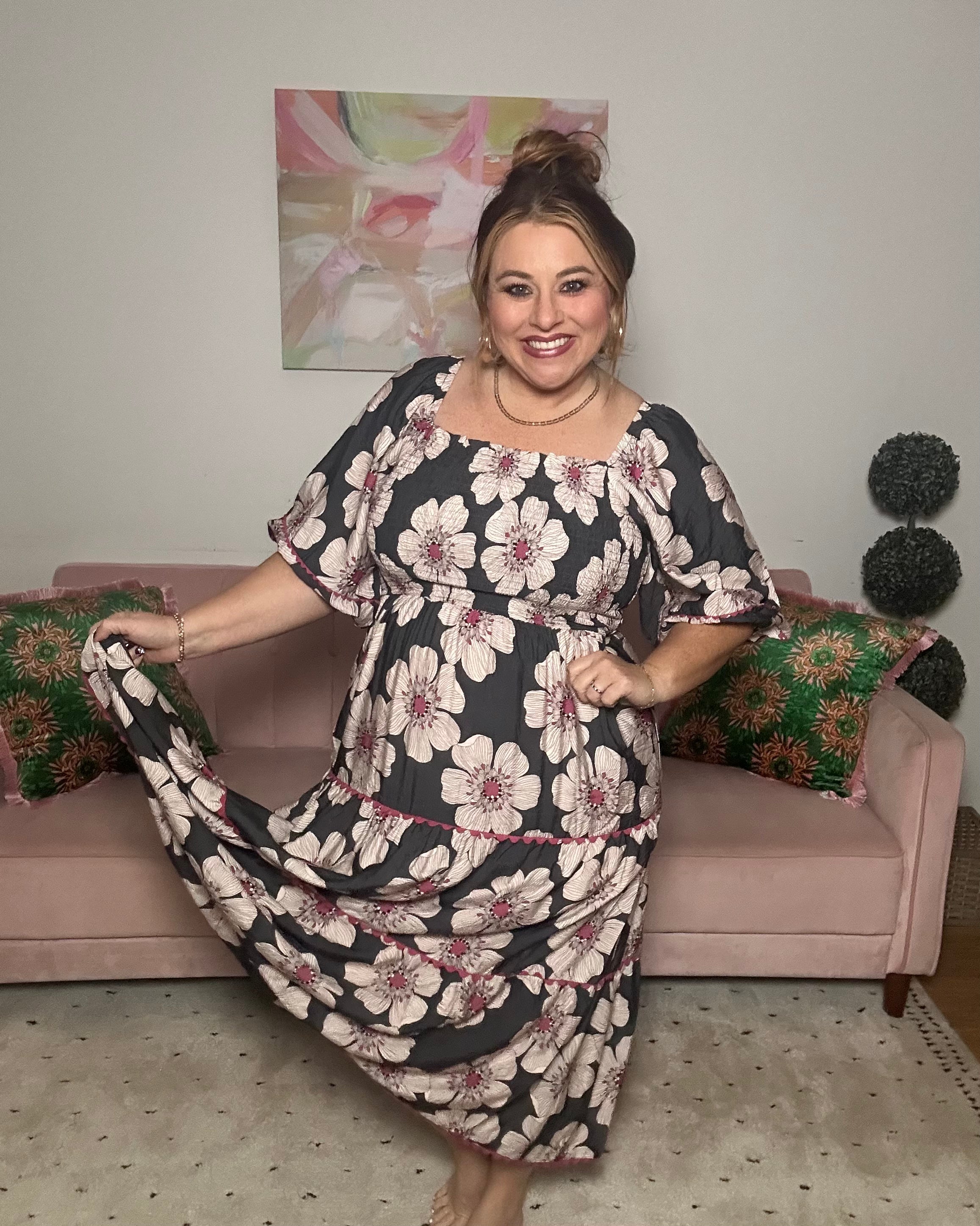 Charcoal Charm Dress