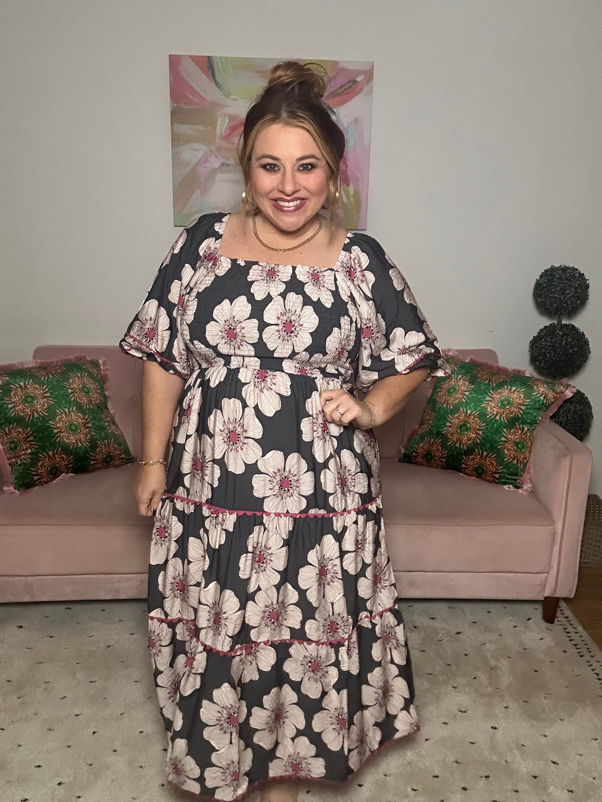 Charcoal Charm Dress