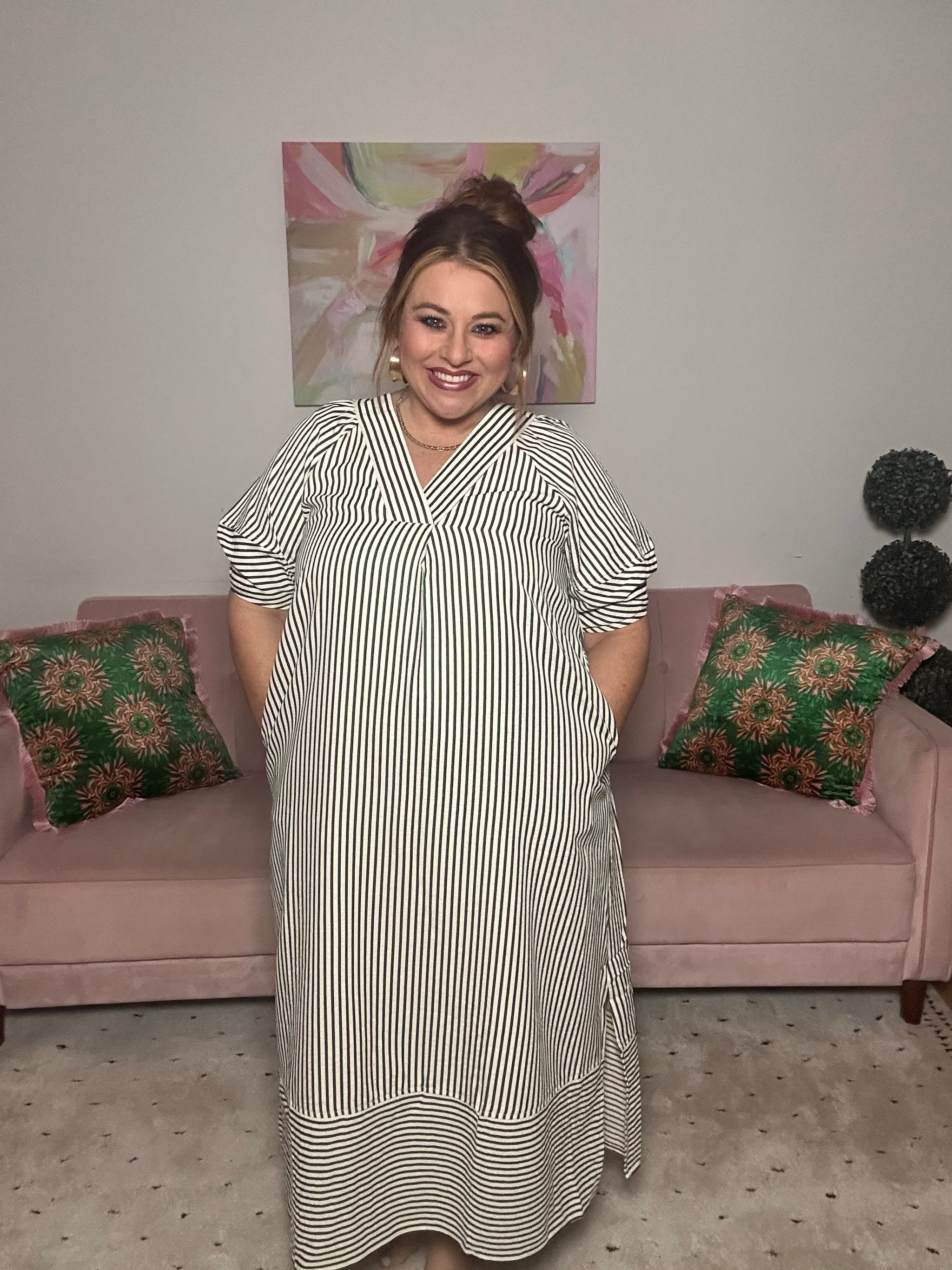 Vertical Vibes Dress
