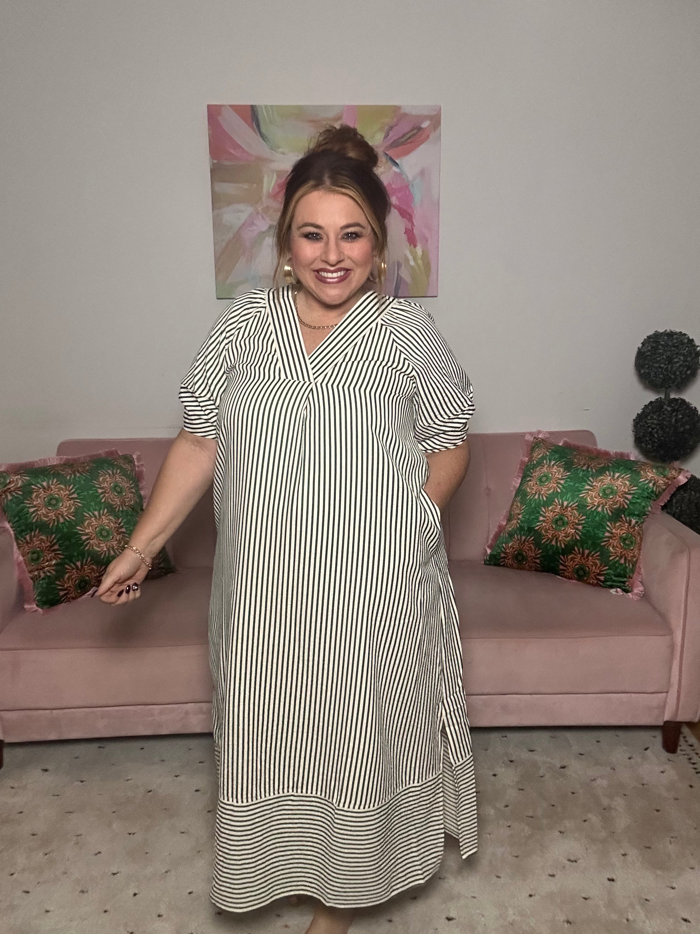 Vertical Vibes Dress