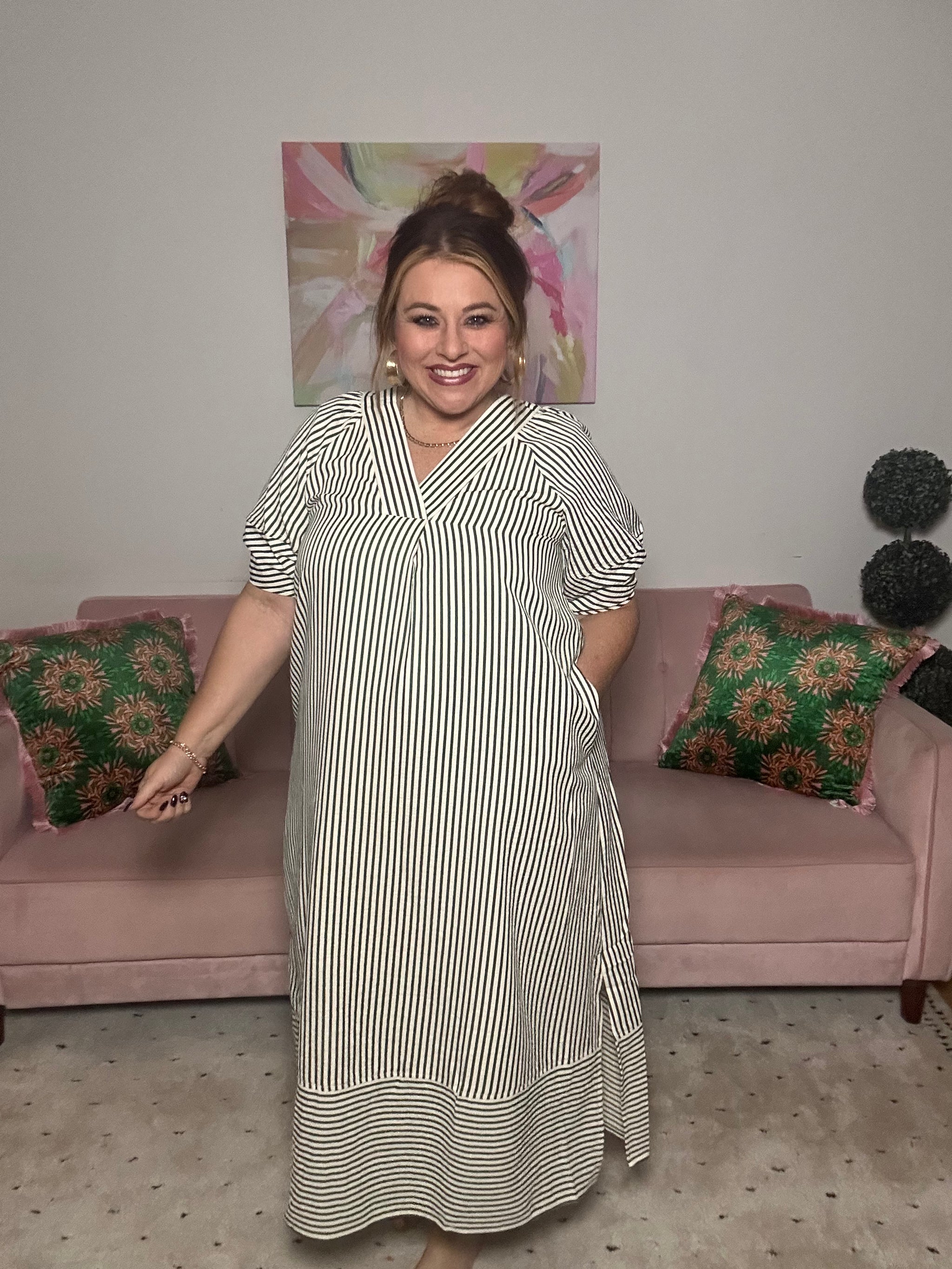 Vertical Vibes Dress