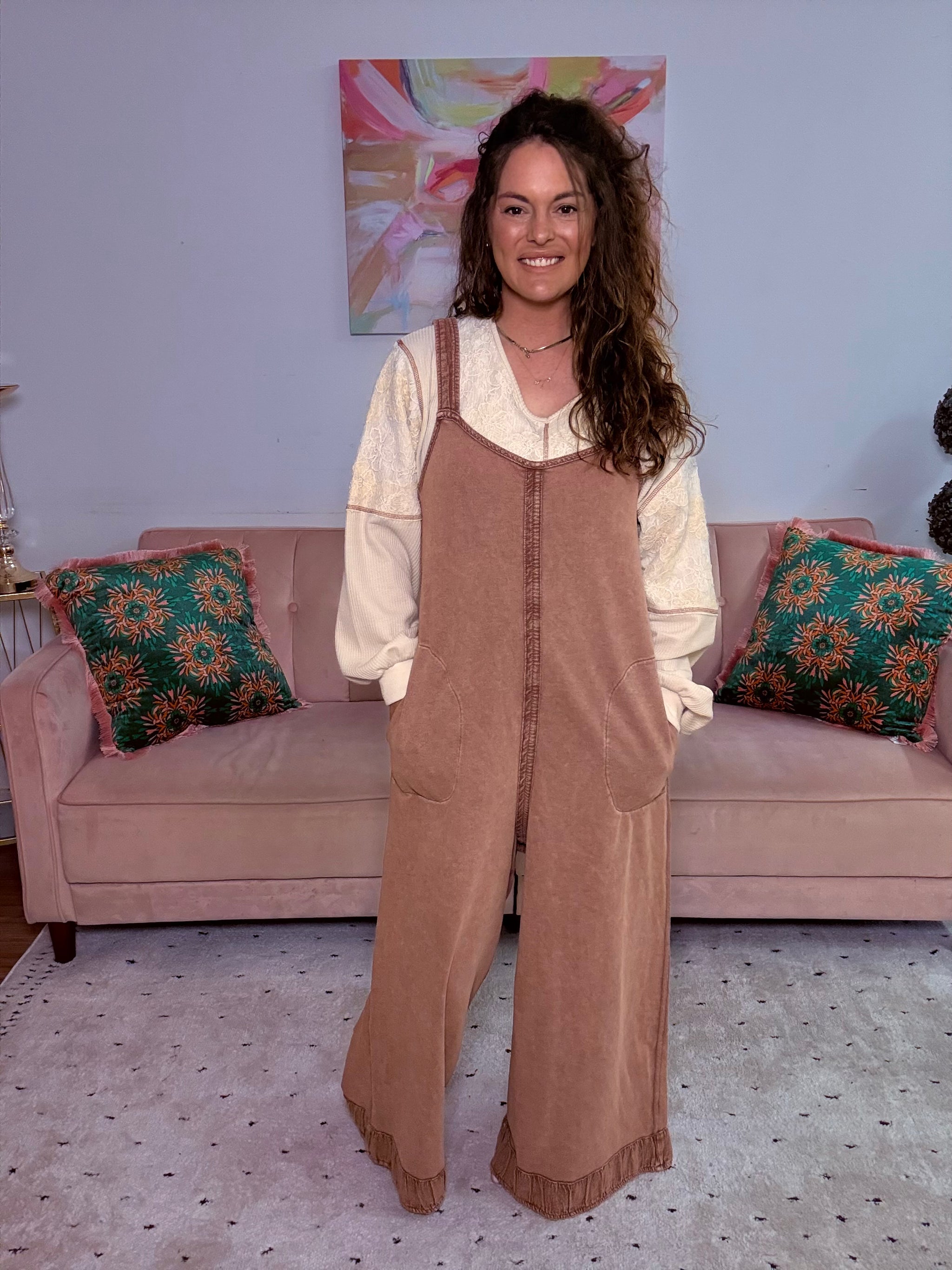 Mineral Wash Romper