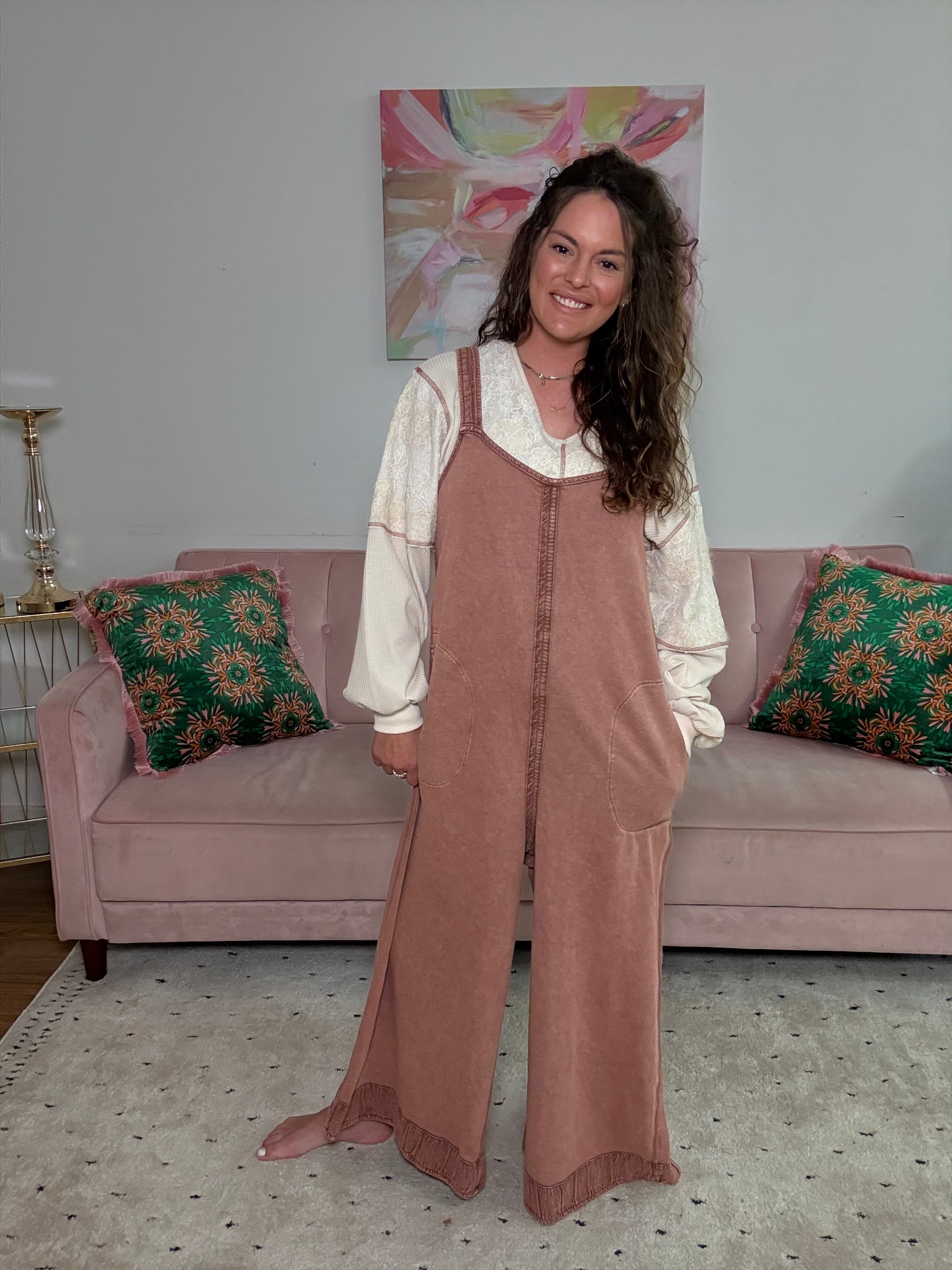 Mineral Wash Romper