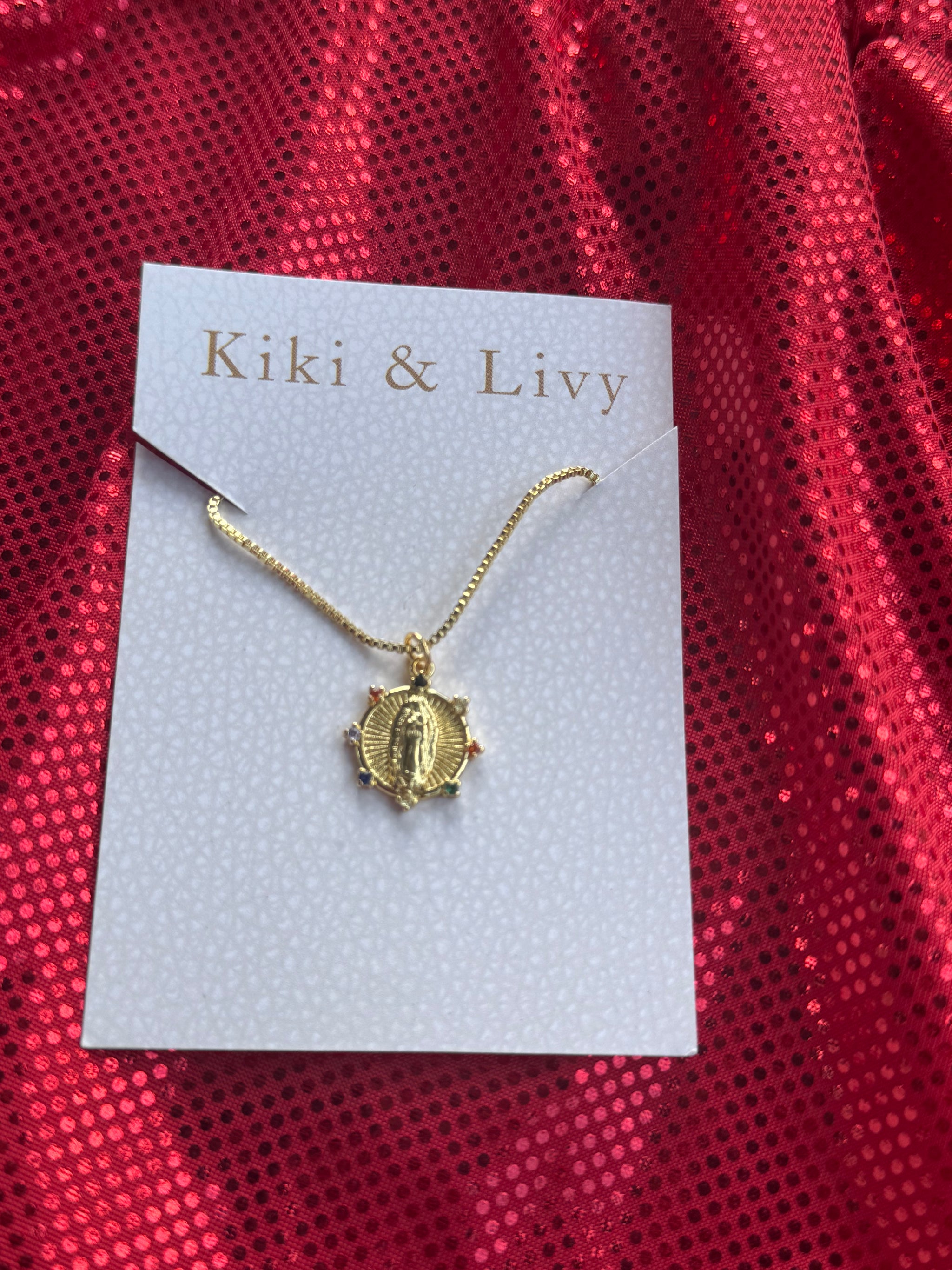 Mary Medallion Necklace