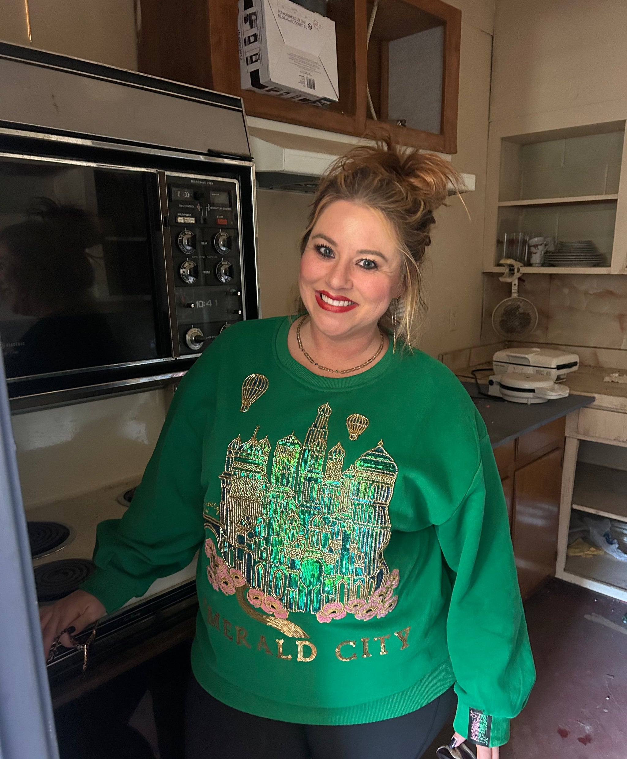 QOS Licensed Wicked Emerald City Sweatshirt