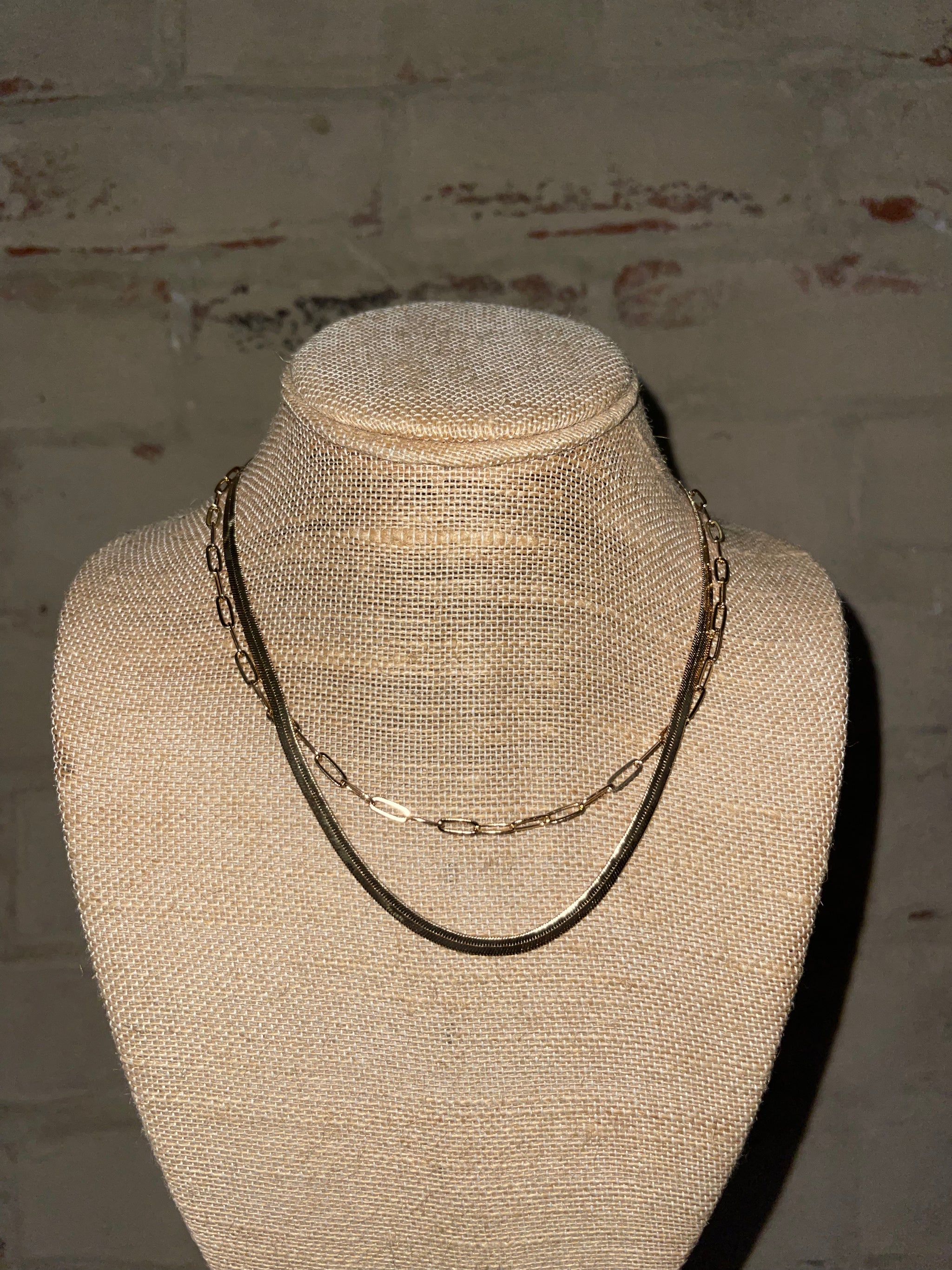 Paperclip Necklace Set