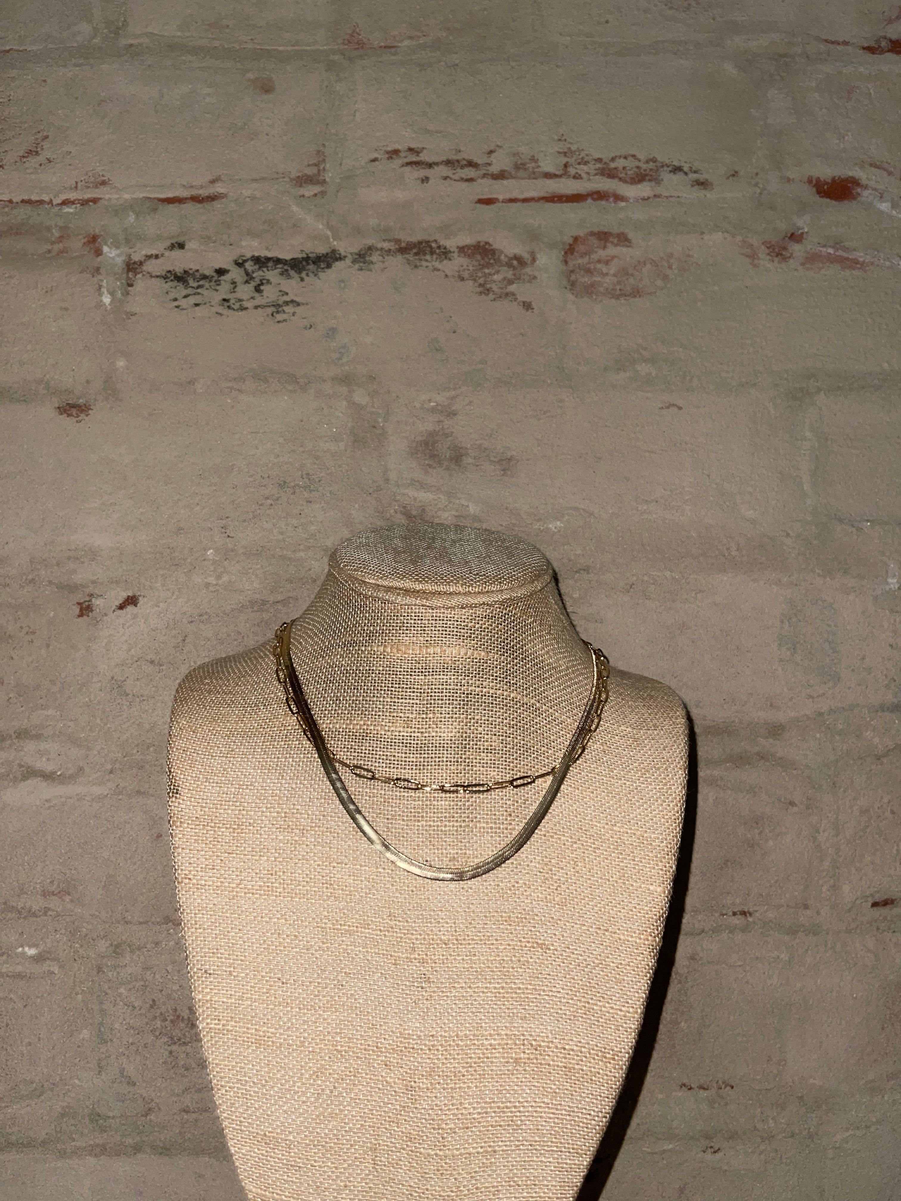 Paperclip Necklace Set