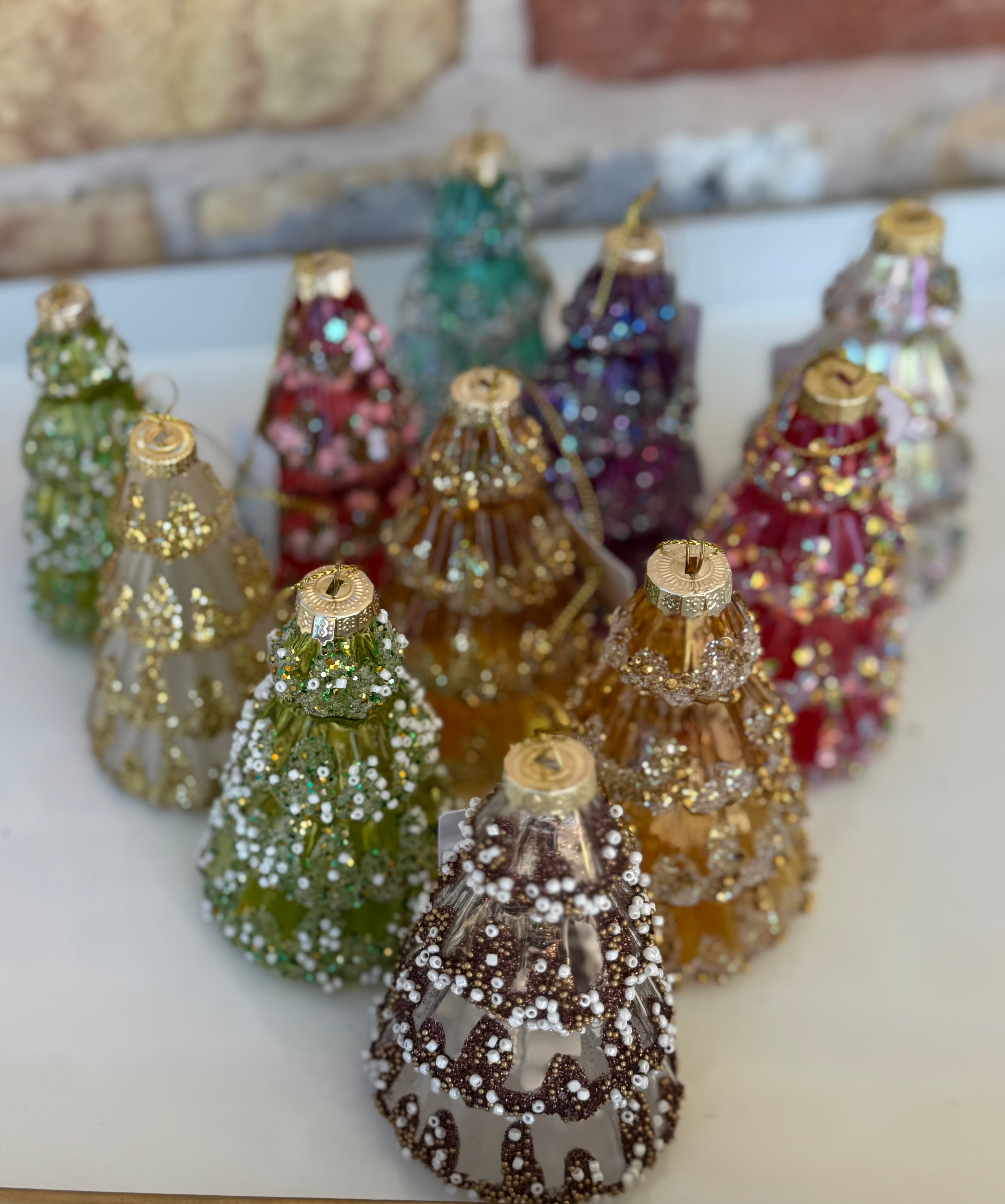 Glitter Tree Ornaments