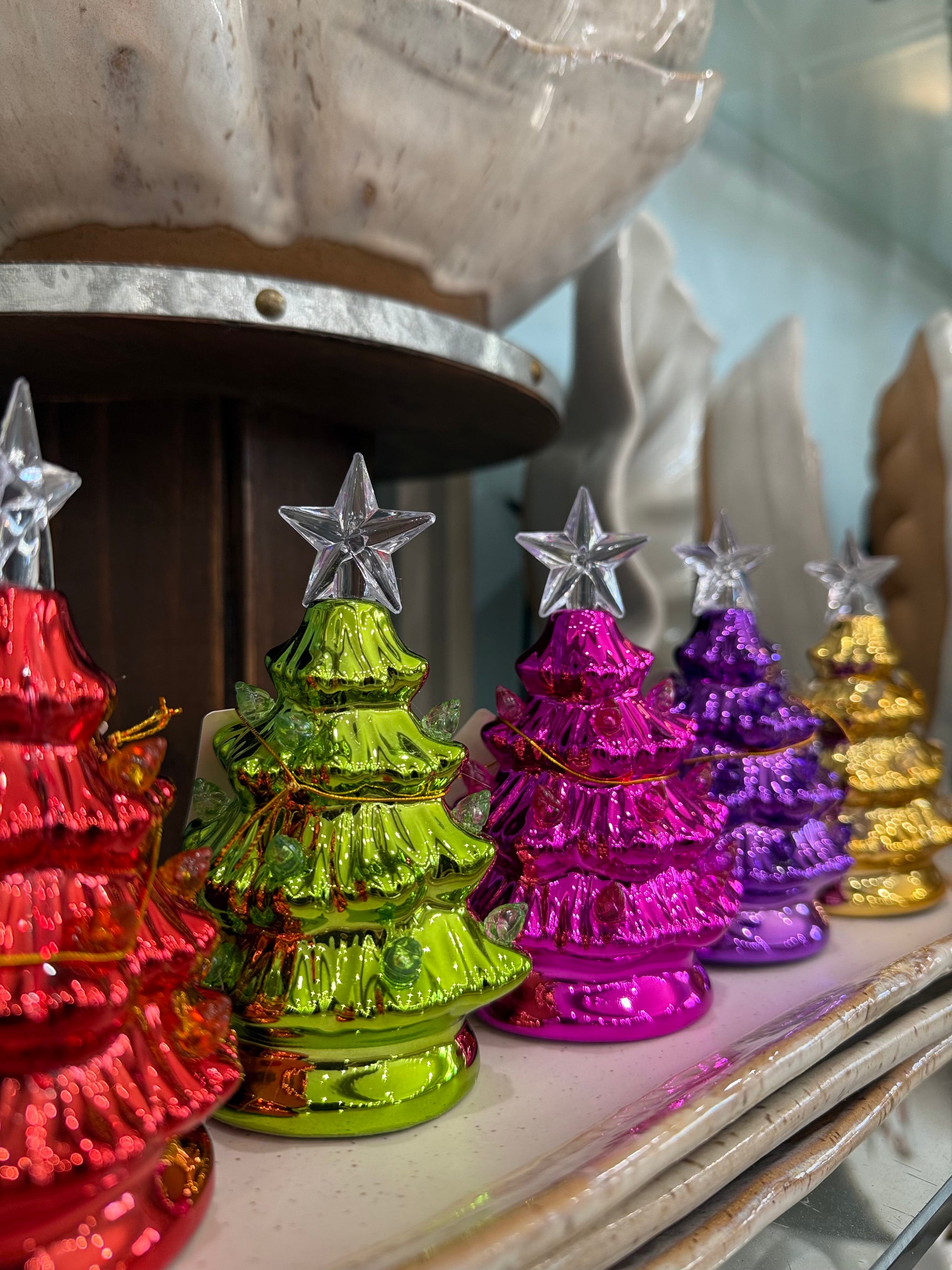 Metallic Tree w/LED lights