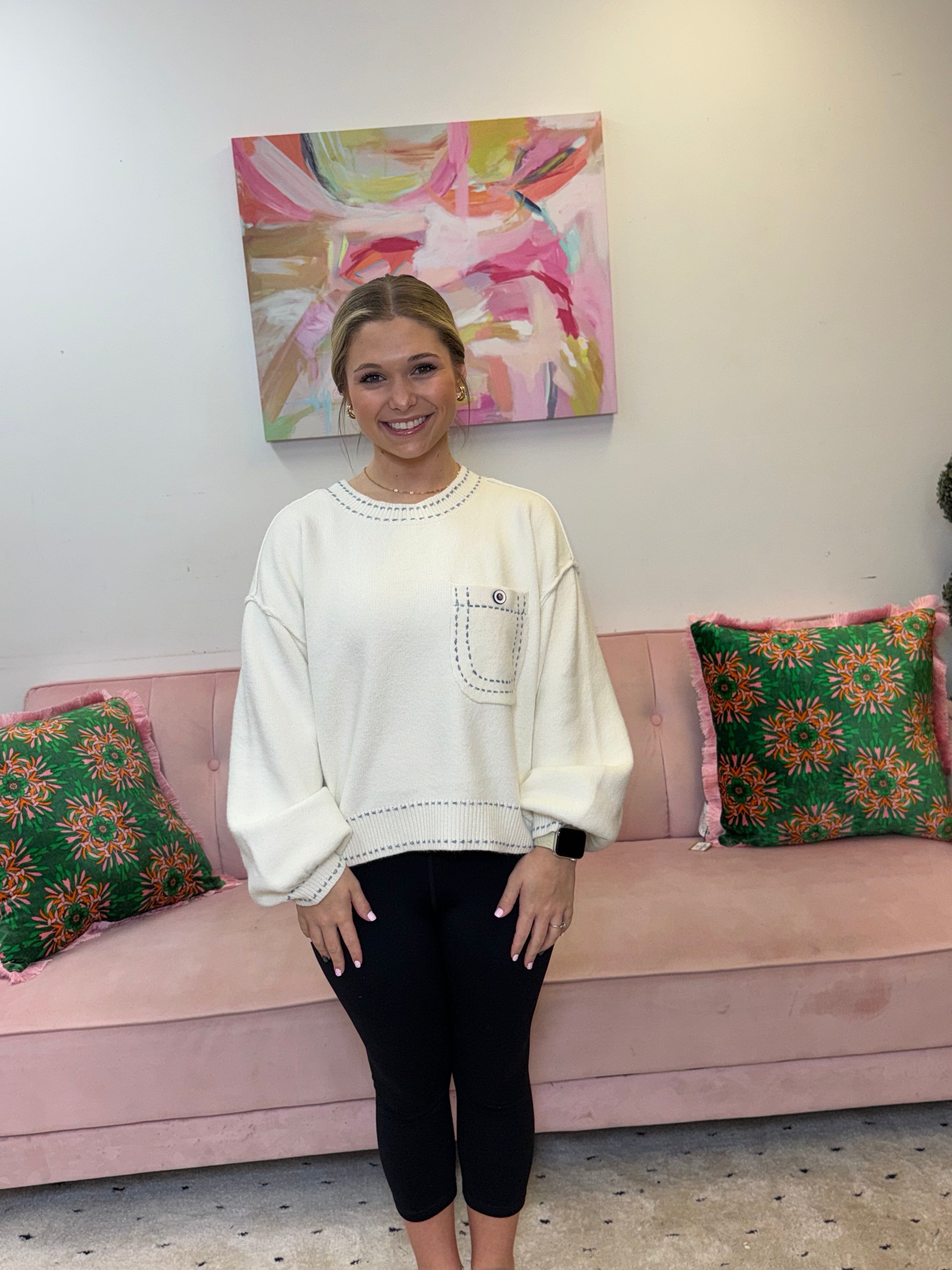 Stitched w/Love Sweater