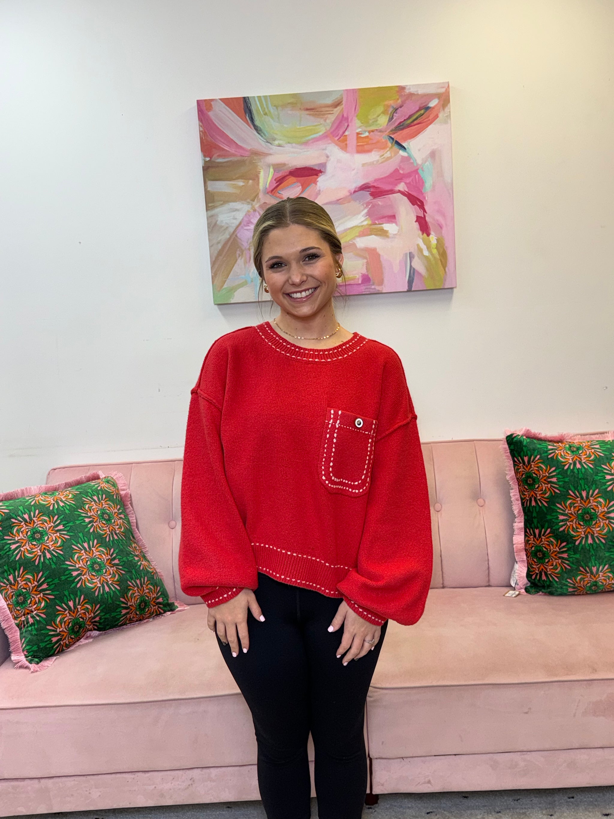 Stitched w/Love Sweater