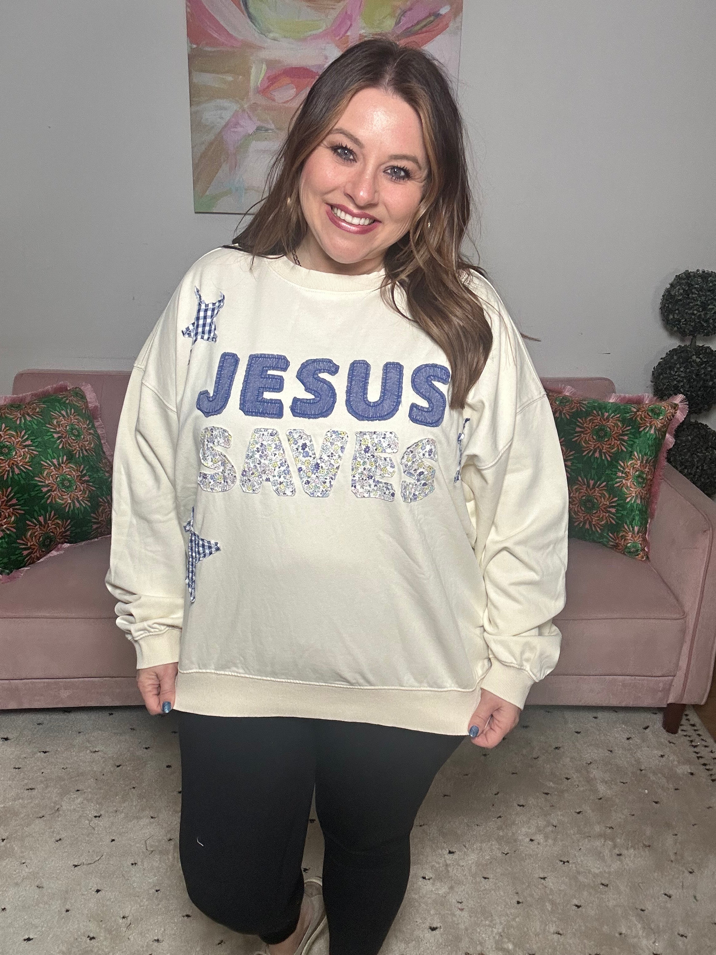 Jesus Saves Sweatshirt