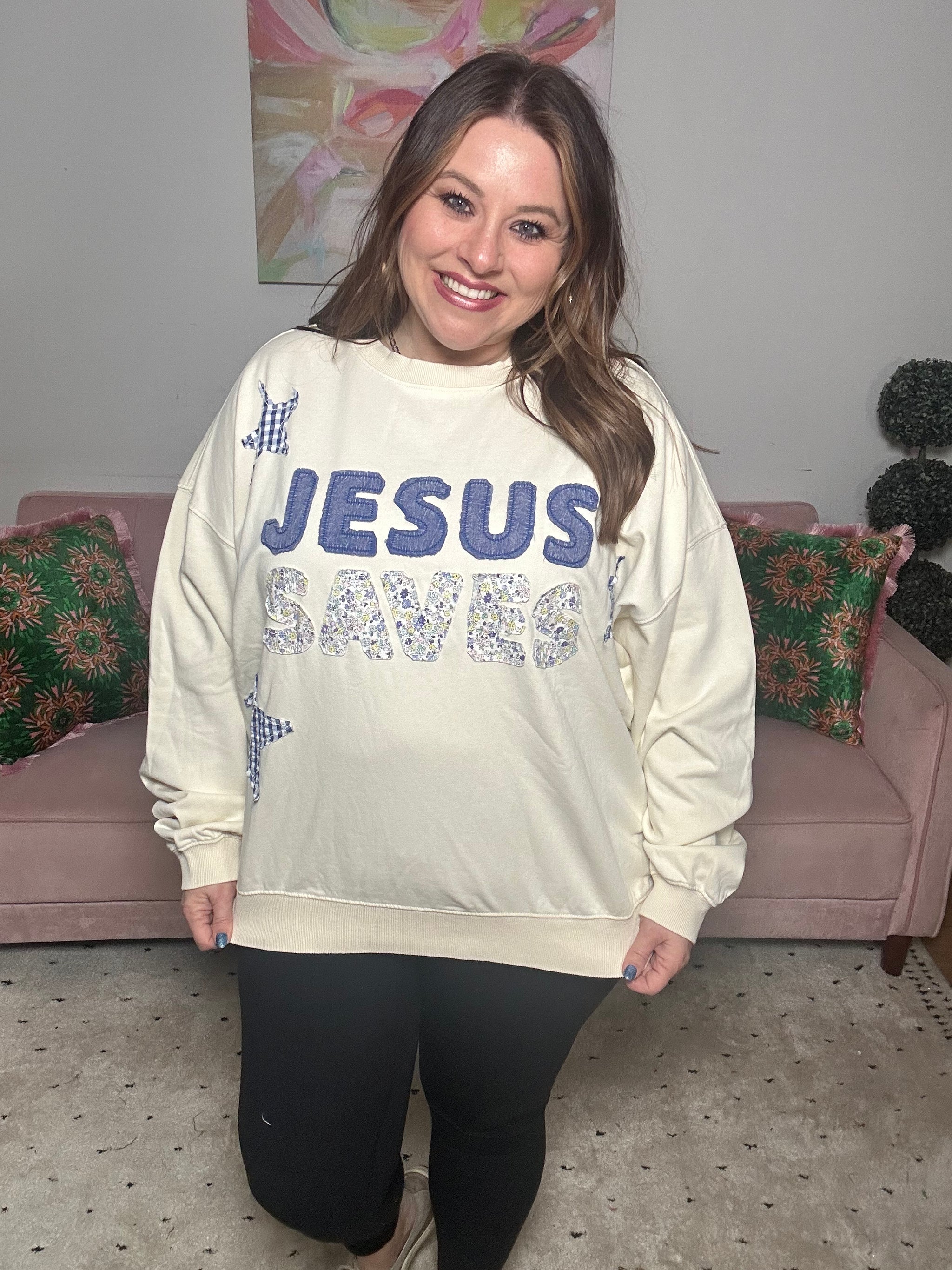 Jesus Saves Sweatshirt