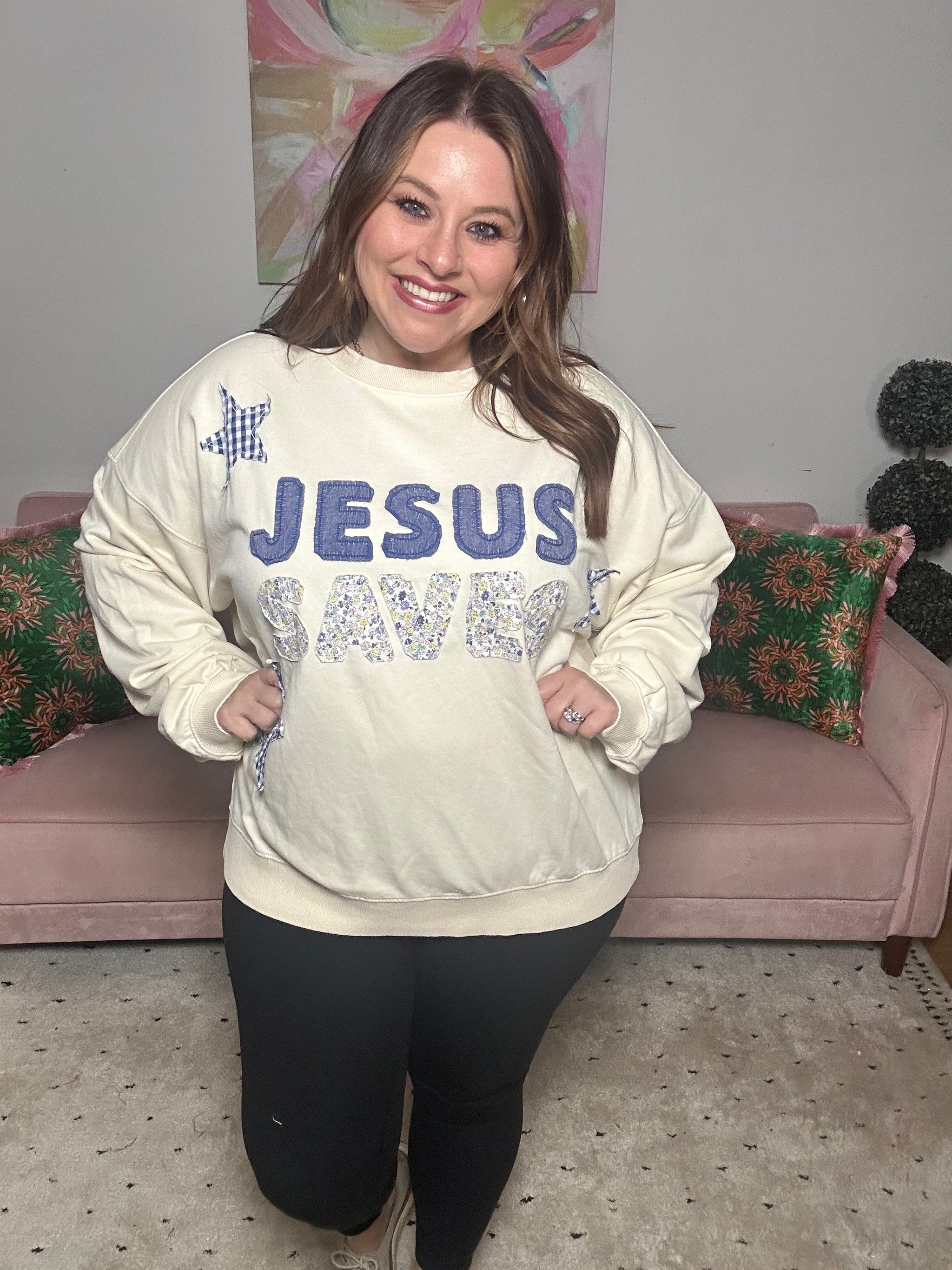 Jesus Saves Sweatshirt