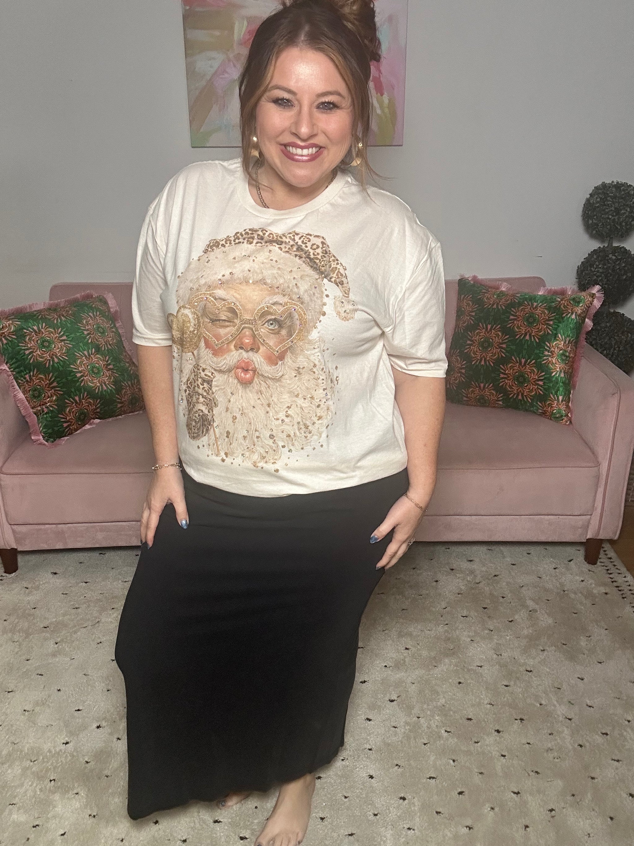 Mineral Washed Maxi Skirt