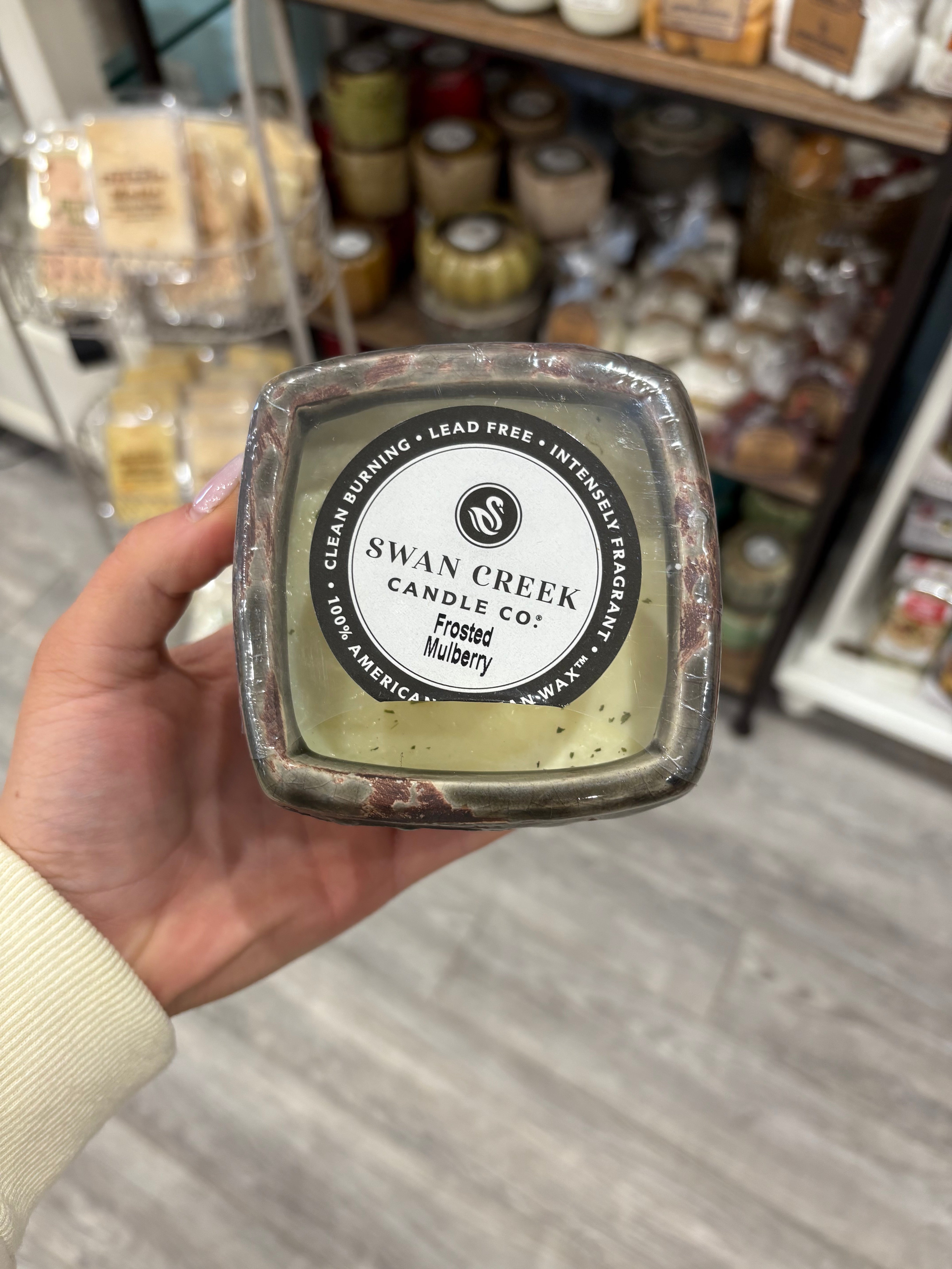 Vintage Sq Pot Frosted Mulberry