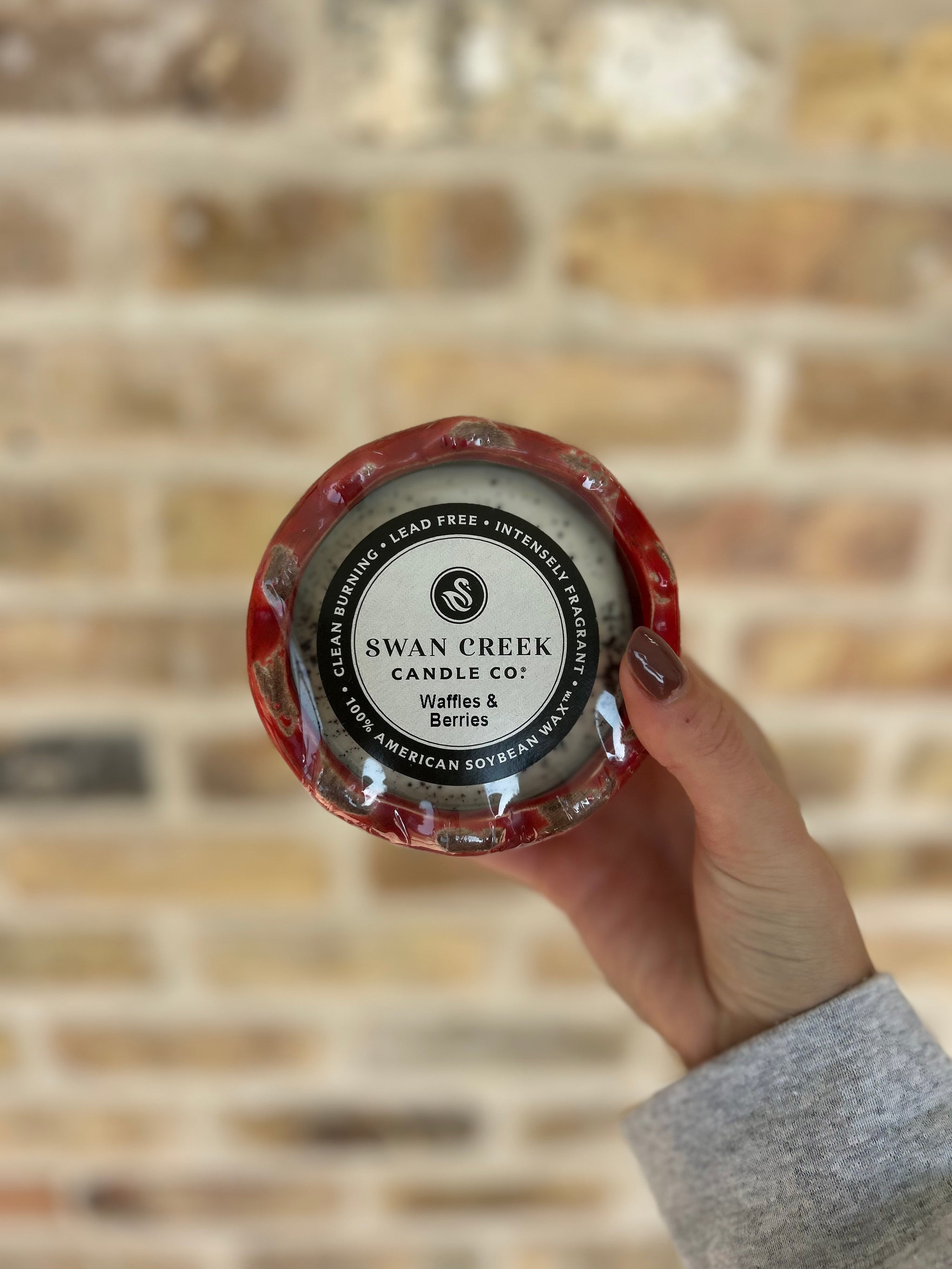 Ruffled Pot Waffles&Berries