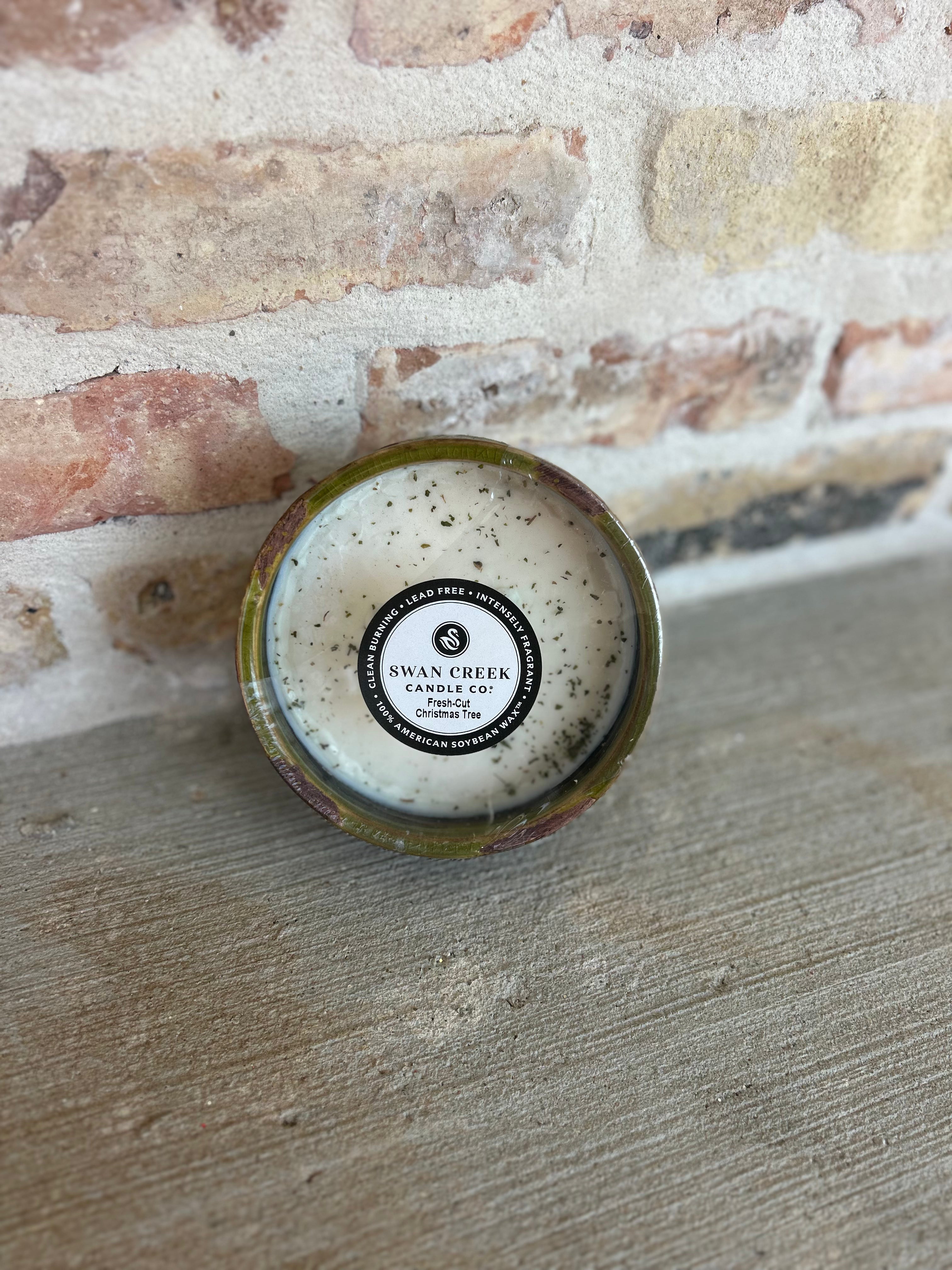 Vintage Bowl Fresh Cut Christmas