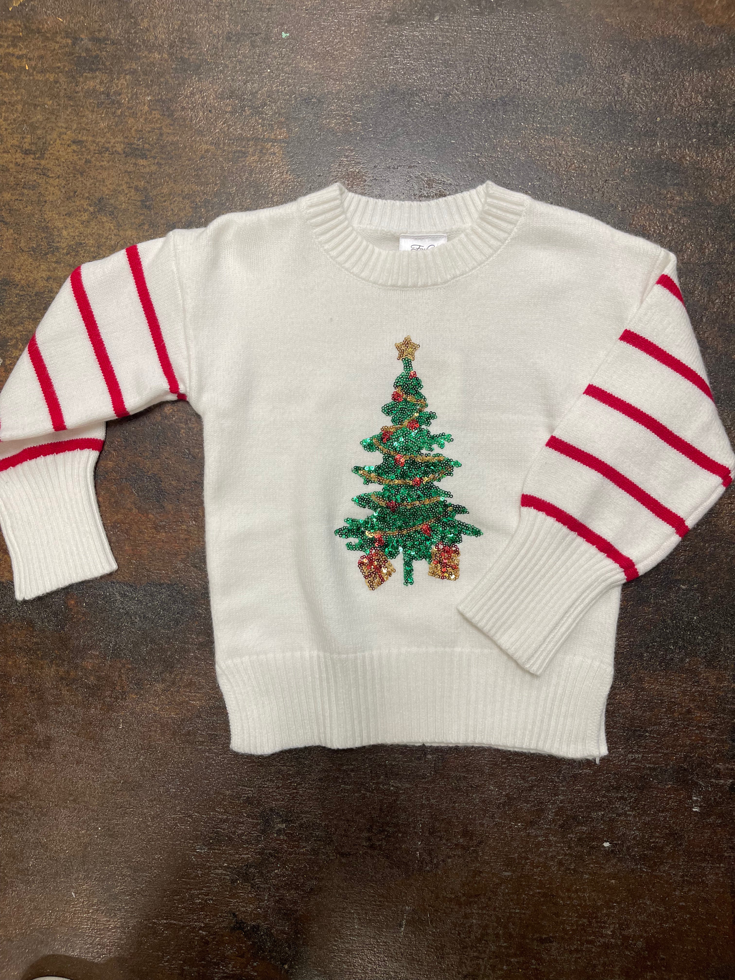 Youth Sequin Tree Sweater Opportunities