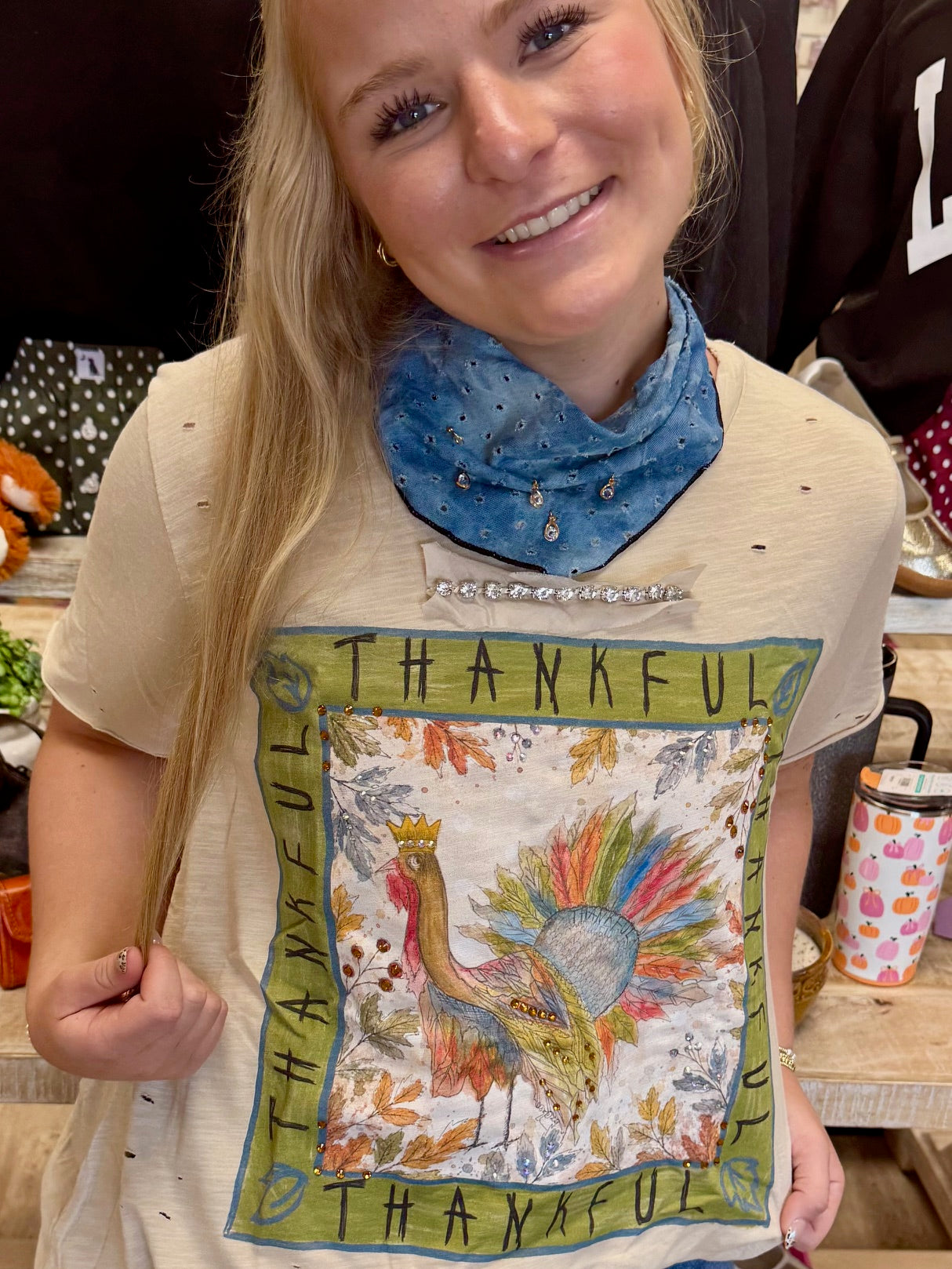 Boho Rare Bird Tee Ballyhoo Boutique and Gift