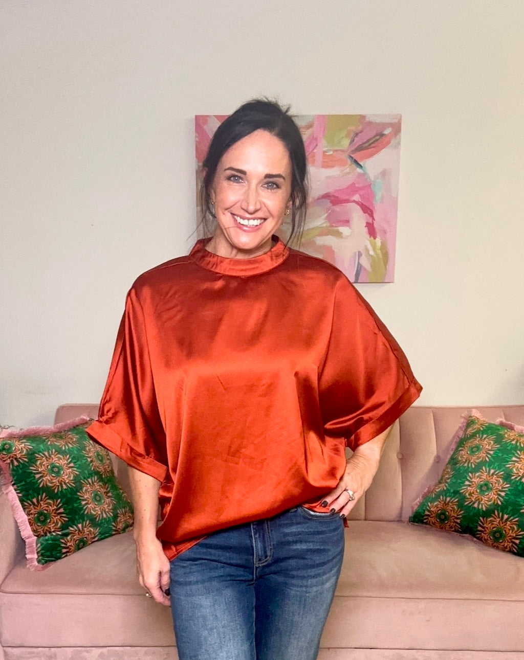 Night Life Oversized Blouse glam