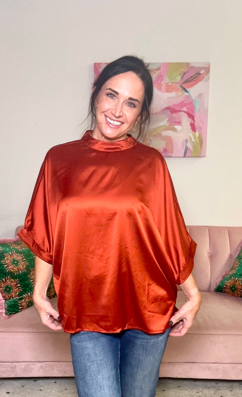 Night Life Oversized Blouse glam