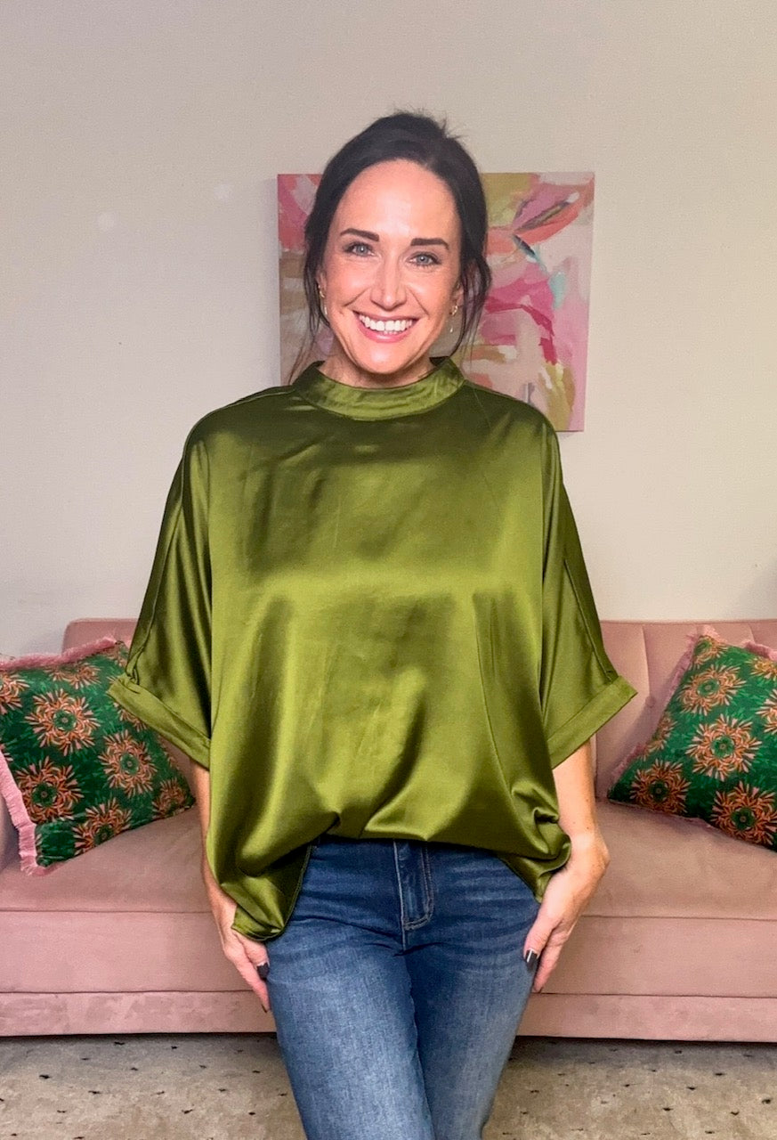 Night Life Oversized Blouse glam
