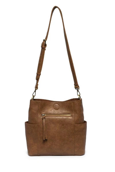 Roasted Pecan Kayleigh Bucket Bag joy susan