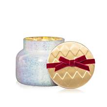 Tinsel & Spice Winter Bazaar Signature Candle capri blue