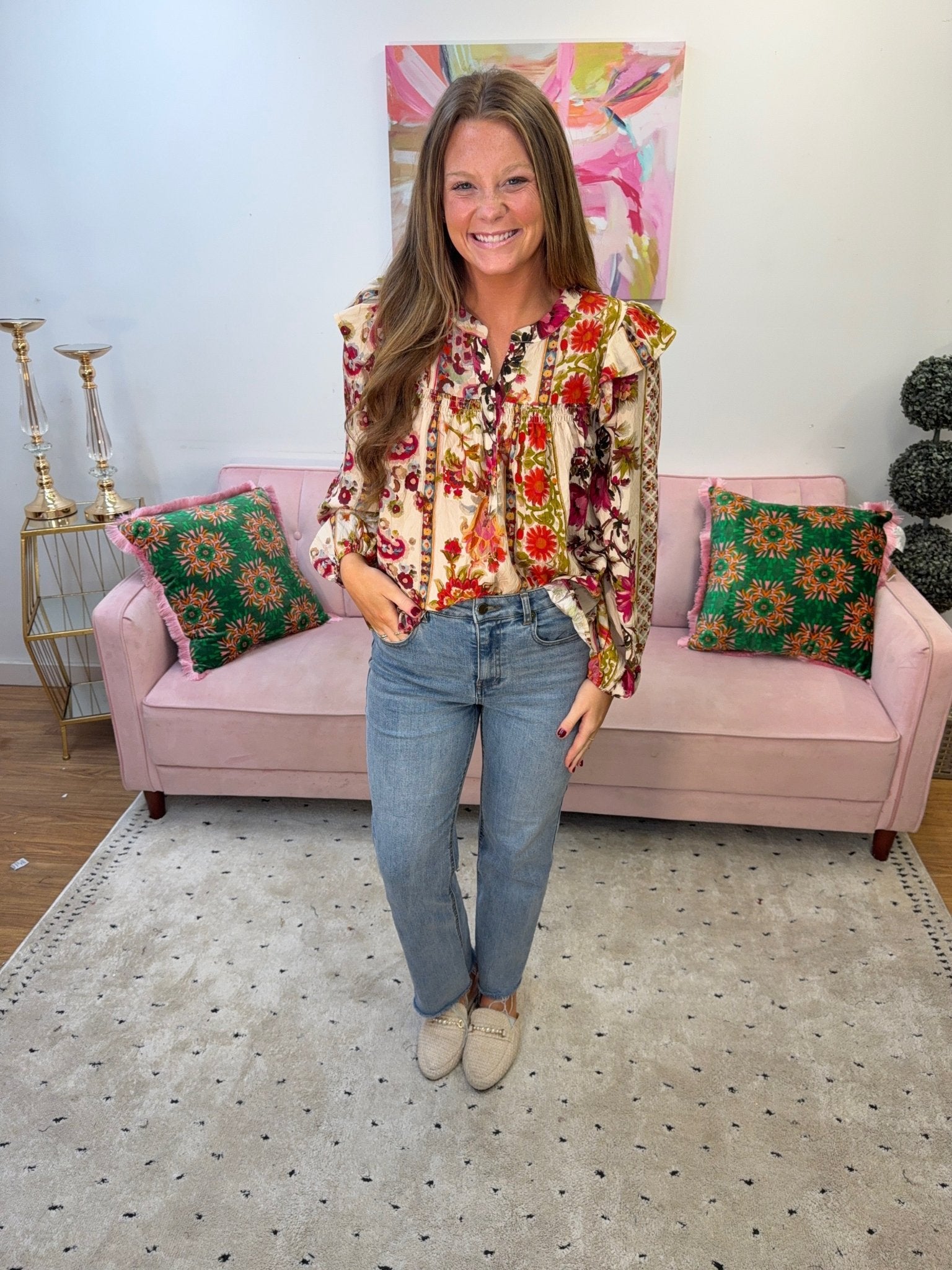 Abstract Thinking Top - Ballyhoo Boutique and Gift