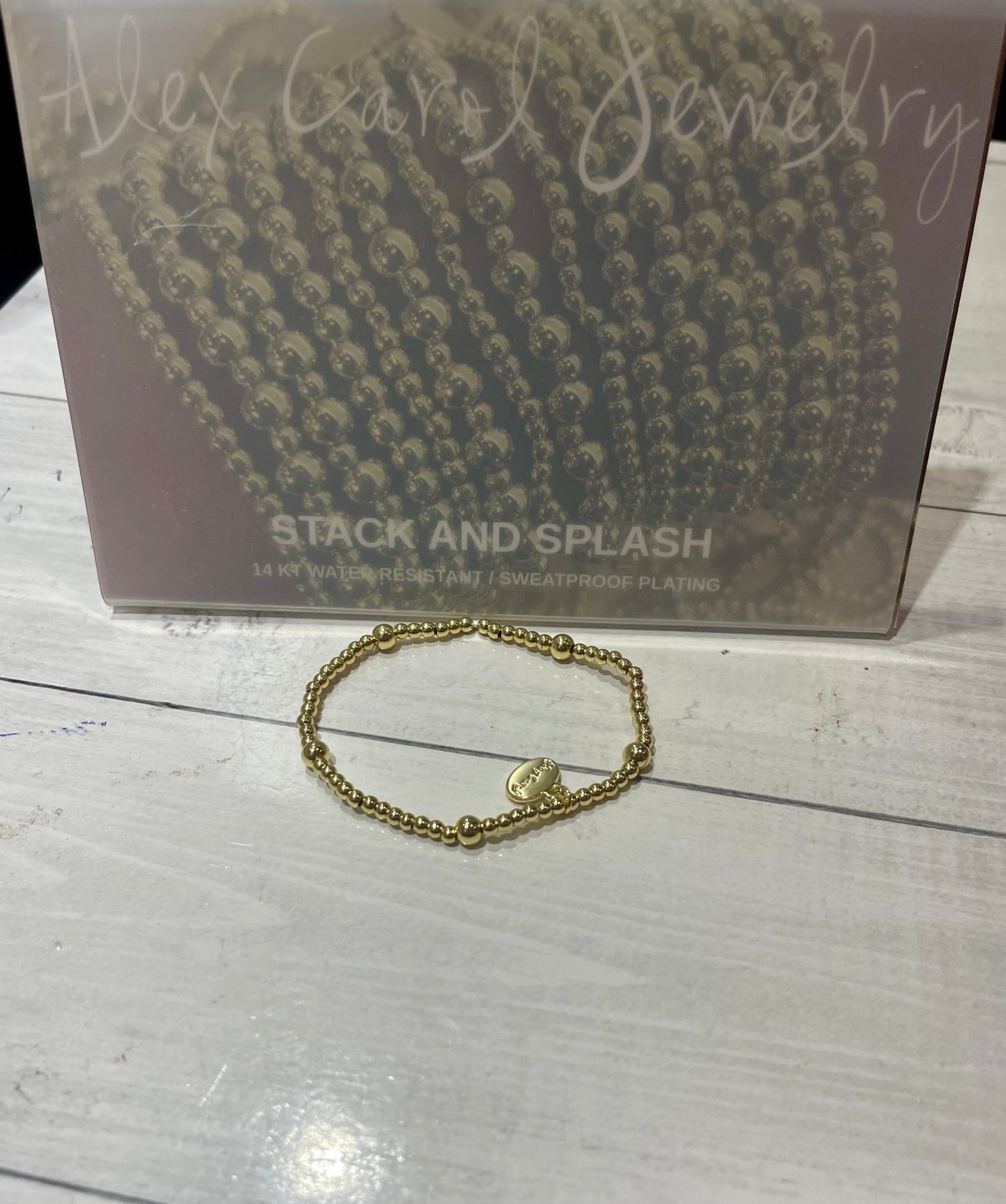 AC Gold Ball Bracelet - Ballyhoo Boutique and Gift