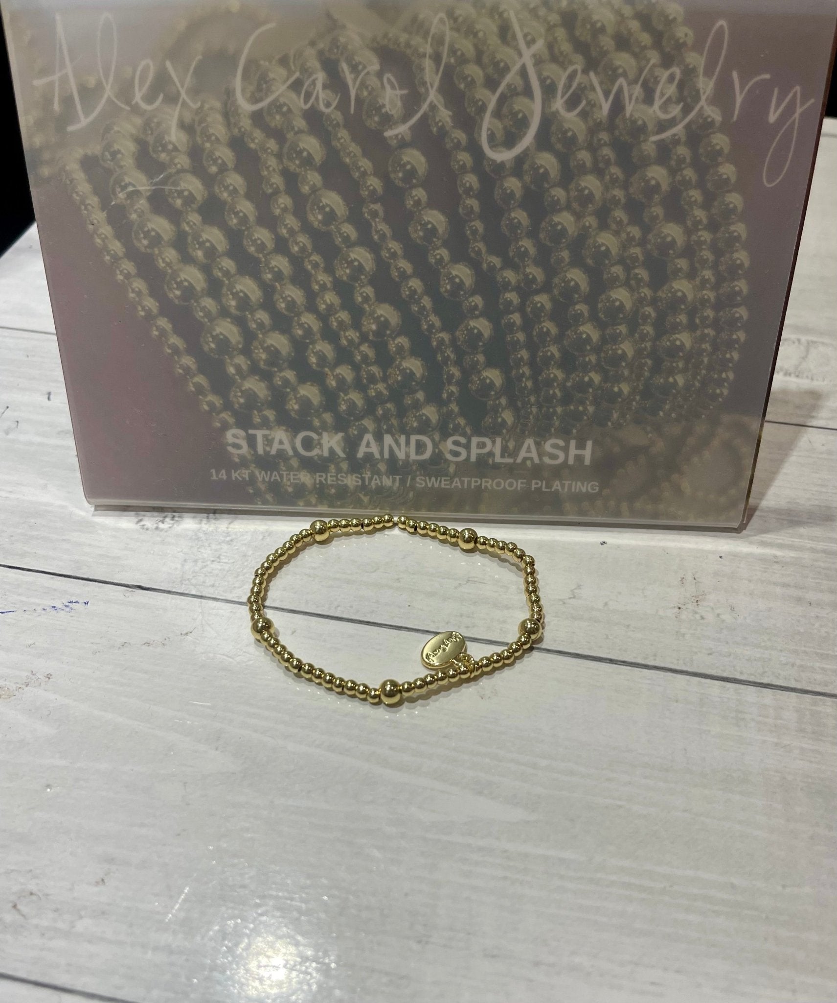 AC Gold Ball Bracelet - Ballyhoo Boutique and Gift