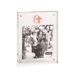 Acrylic Cross Icon Frame - Ballyhoo Boutique and Gift