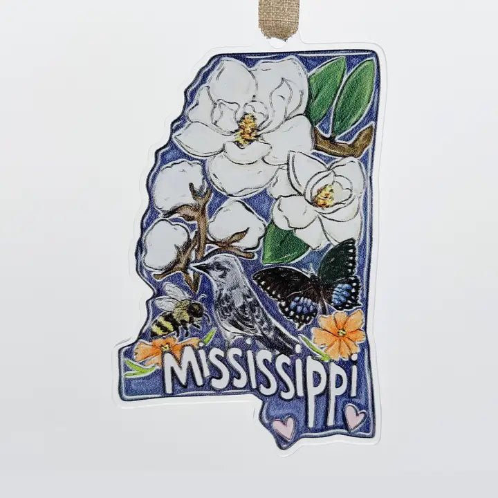 Acrylic MS Ornament - Ballyhoo Boutique and Gift
