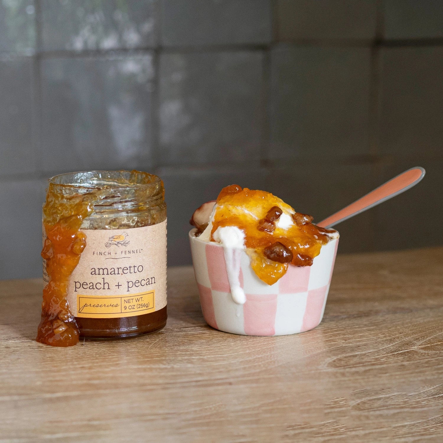 Amaretto Peach+ Pecan Preserves - Ballyhoo Boutique and Gift