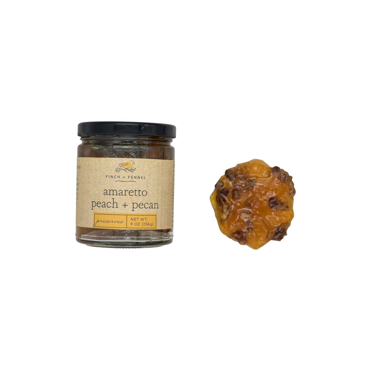 Amaretto Peach+ Pecan Preserves - Ballyhoo Boutique and Gift