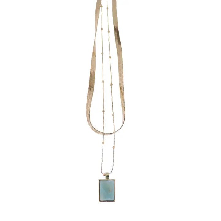 Amazonite Necklace - Ballyhoo Boutique and Gift