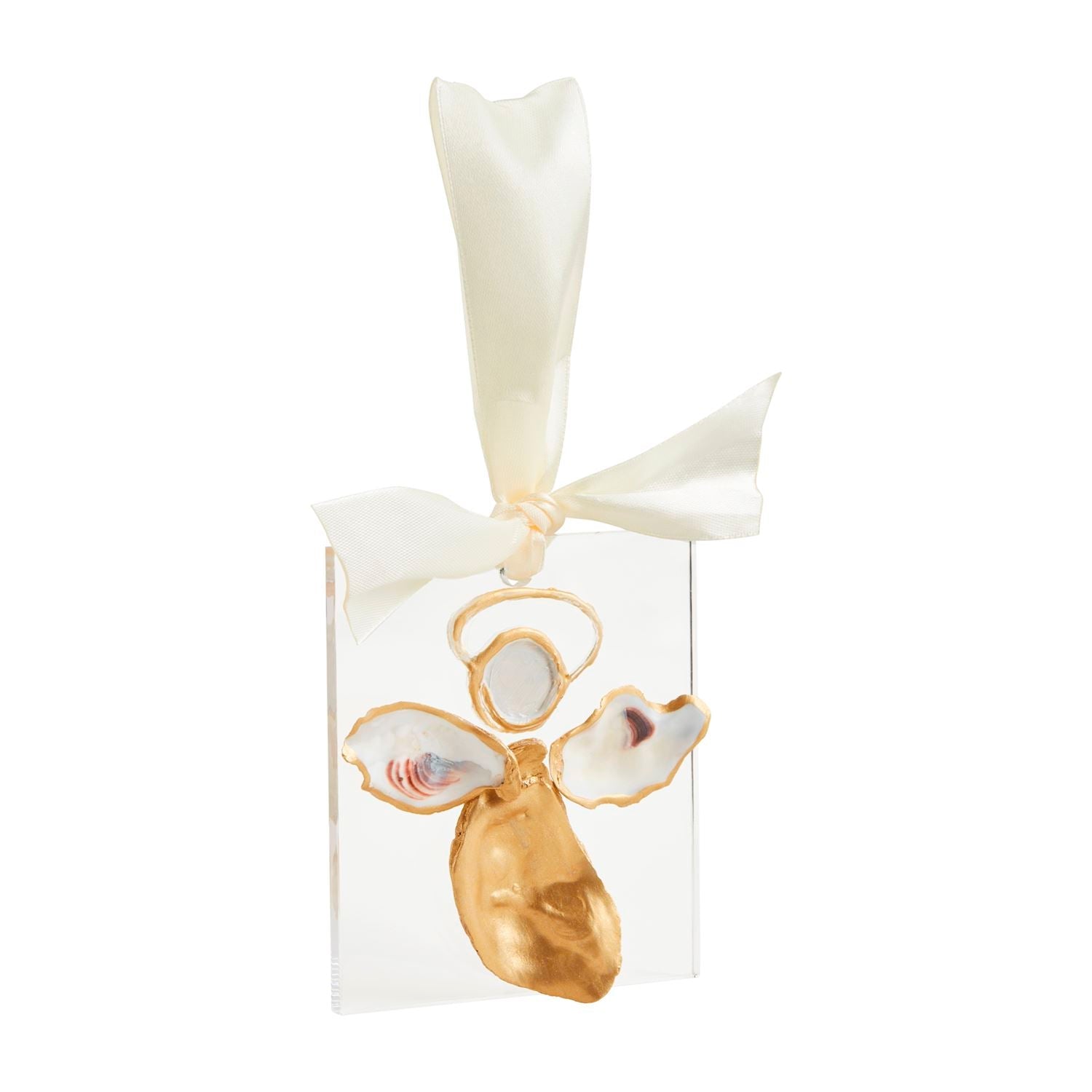 Angel Acrylic Oyster Ornament - Ballyhoo Boutique and Gift