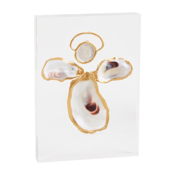 Angel Acrylic Oyster Plaque - Ballyhoo Boutique and Gift