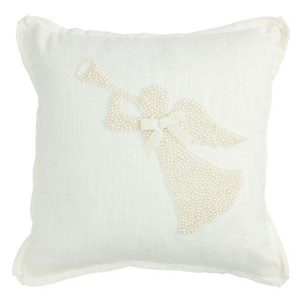 Angel Christmas Pearl Pillow - Ballyhoo Boutique and Gift
