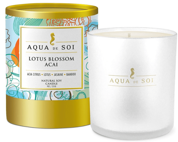 Aqua De SOi Luxe Box Candle - Ballyhoo Boutique and Gift