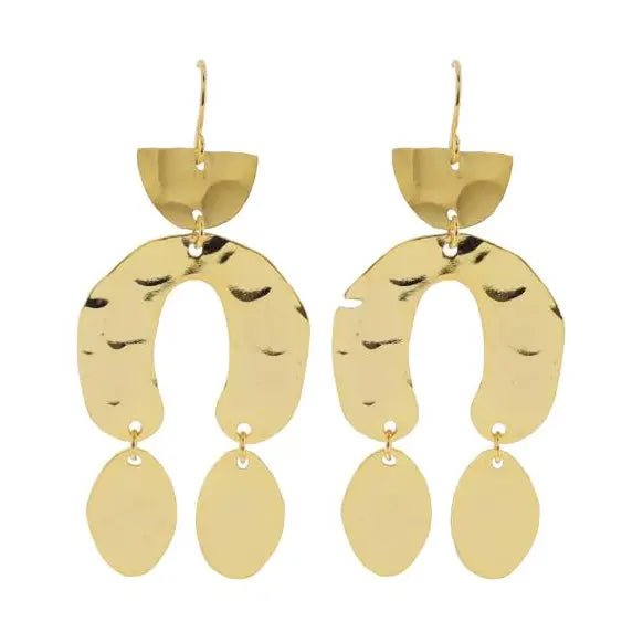 Arch Earrings w/Dangles - Ballyhoo Boutique and Gift