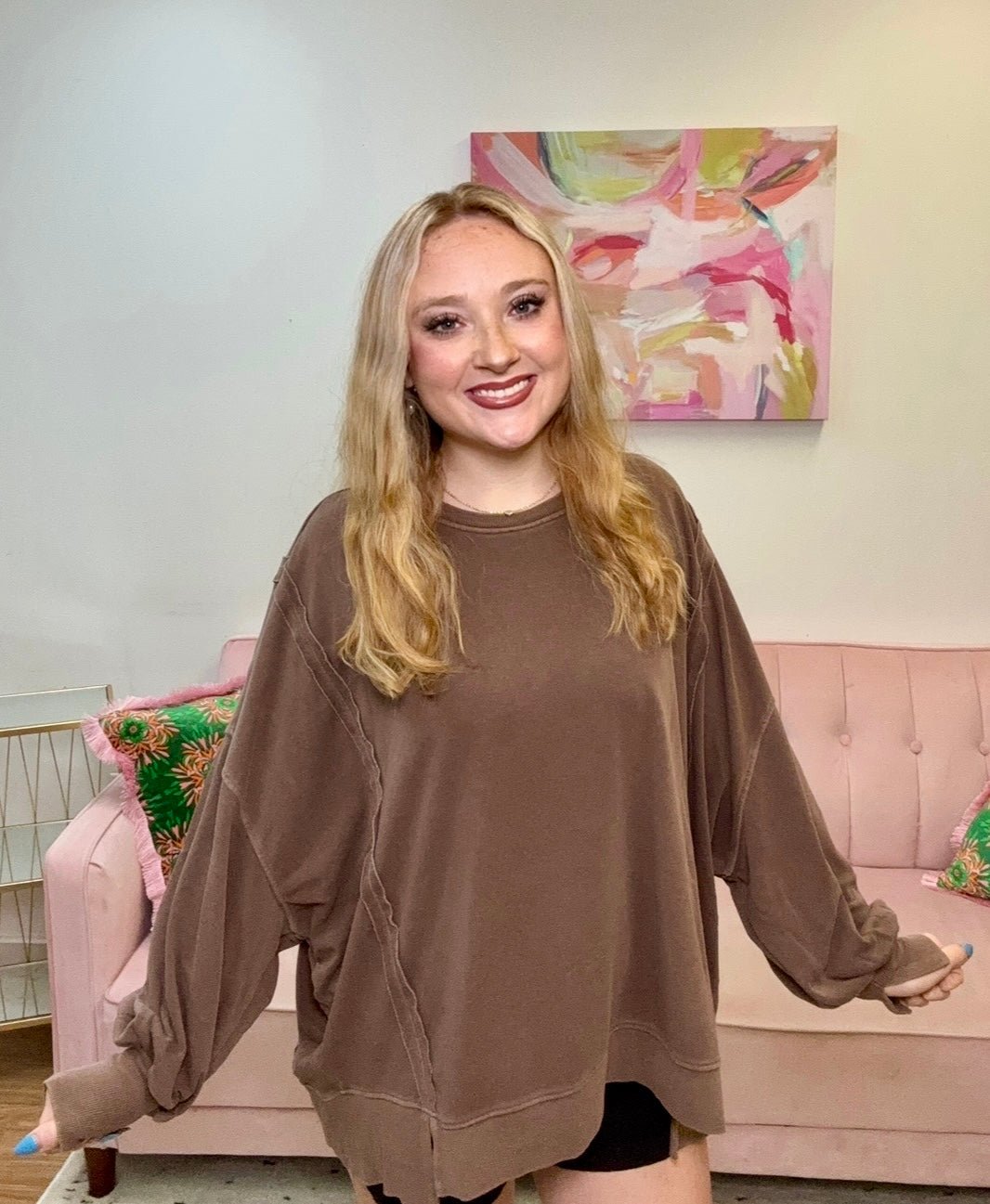 Autumn Breeze Top - Ballyhoo Boutique and Gift