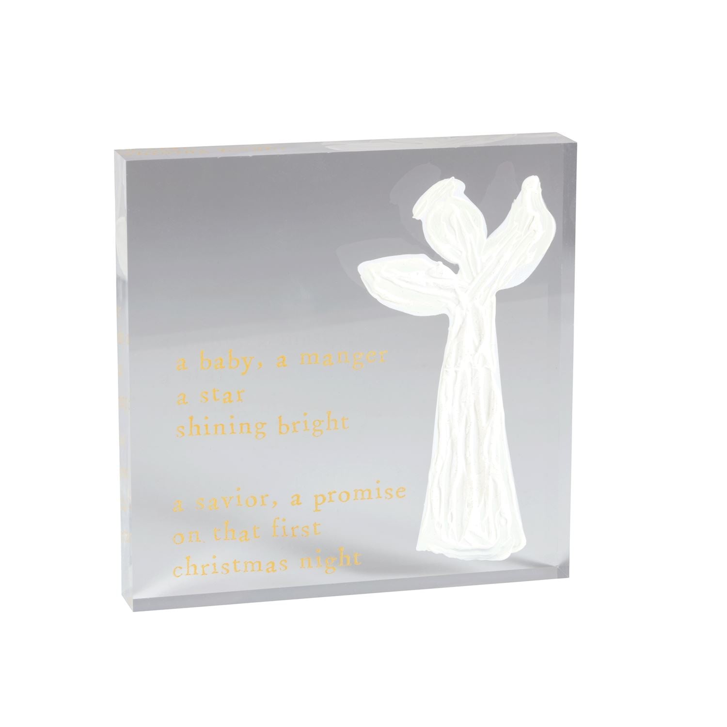 Baby Angel Scripture Plaque - Ballyhoo Boutique and Gift