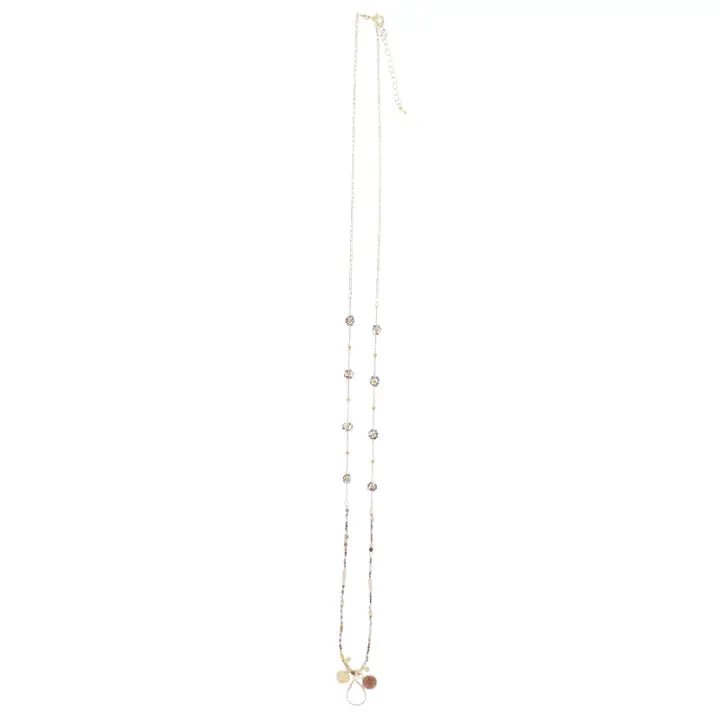 Beaded Necklace w/Charms - Ballyhoo Boutique and Gift