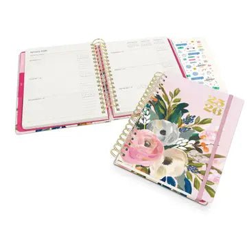 Bella Flora Tri Tab Planner 2026 - Ballyhoo Boutique and Gift