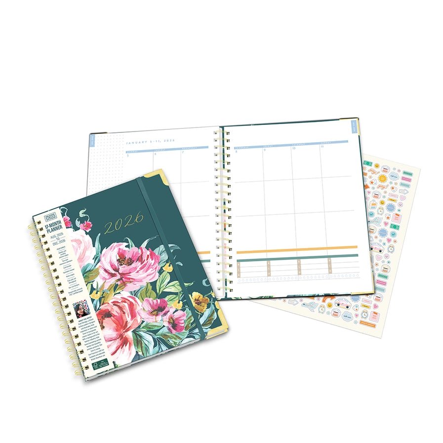 Bella Flora XL Planner 2026 - Ballyhoo Boutique and Gift