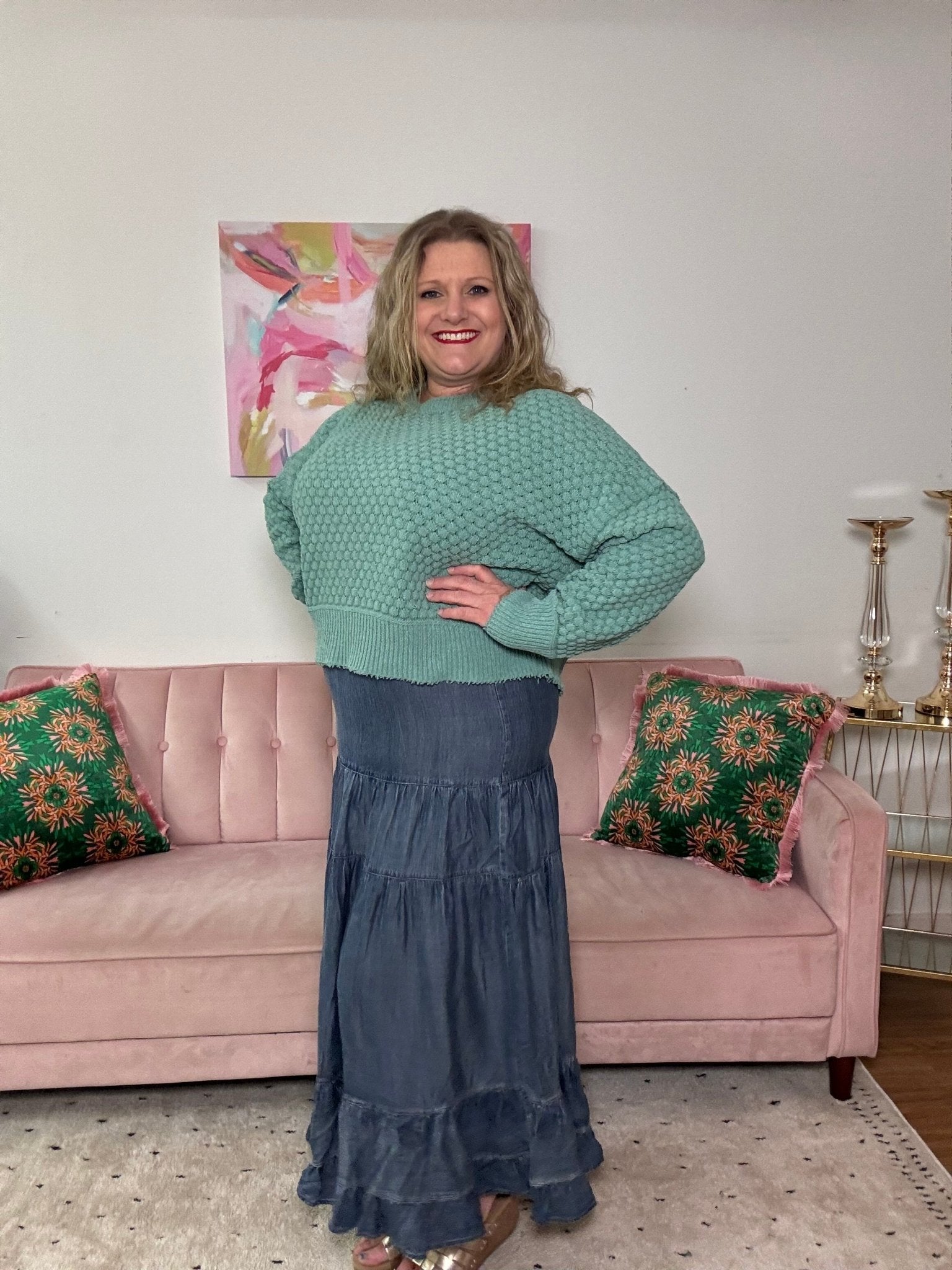 Blue Jean Baby Skirt - Ballyhoo Boutique and Gift